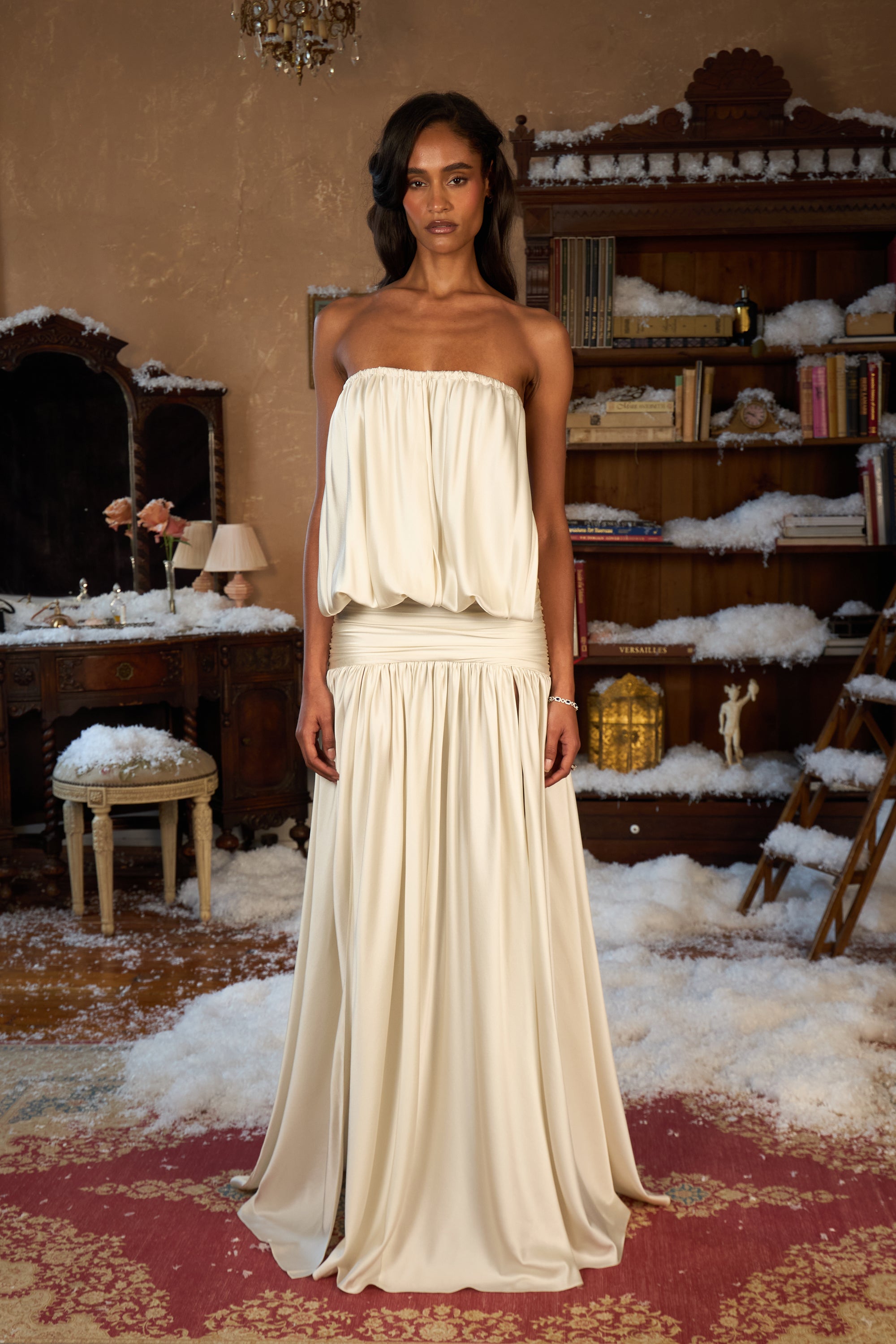 La Piscine Gown in Pearl