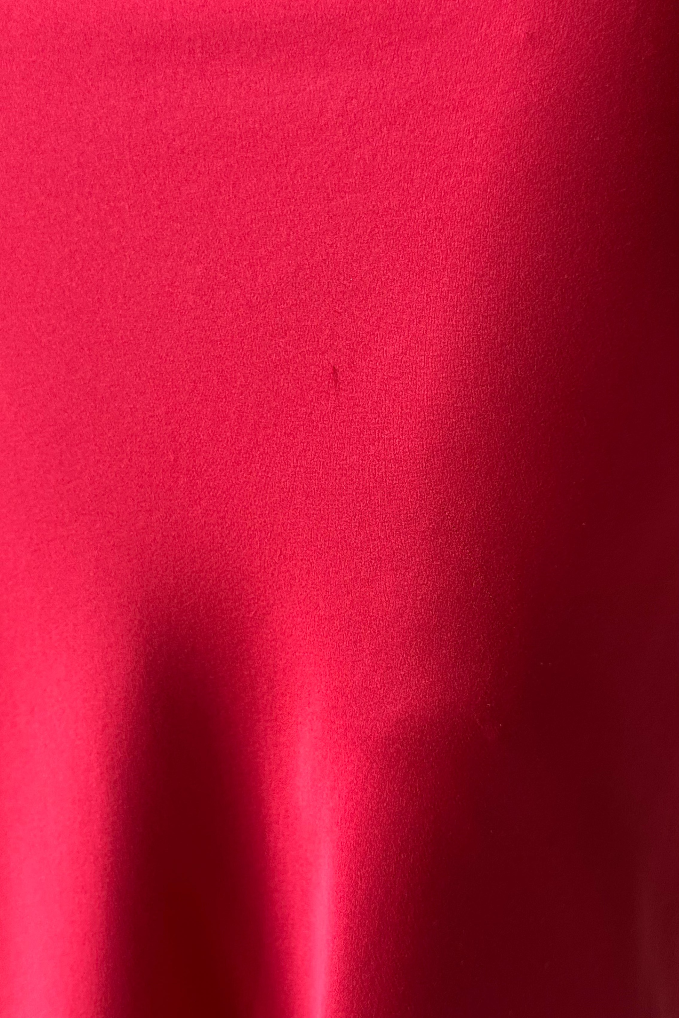 Sample Plunging Back Cowl Dress in Scarlet