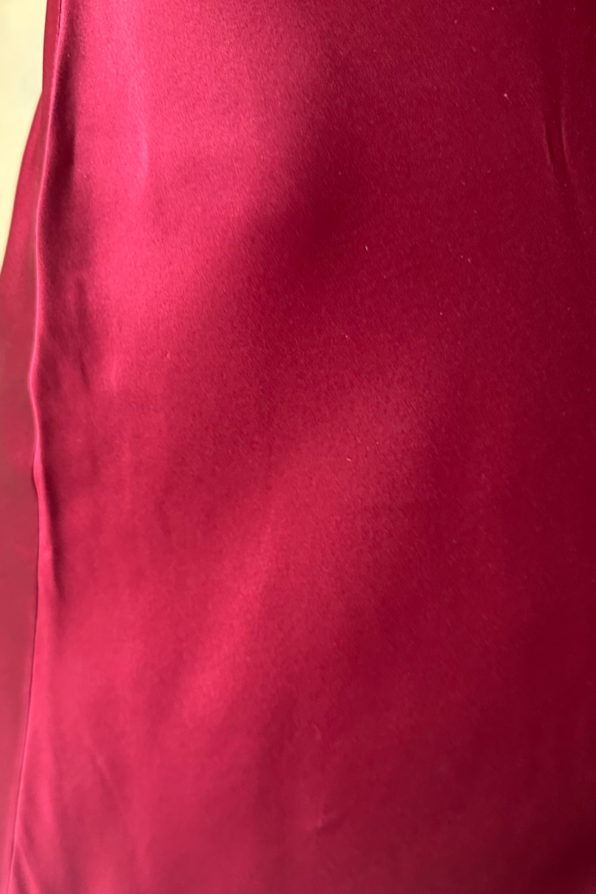 Sample Plunging Back Cowl Dress in Sangre