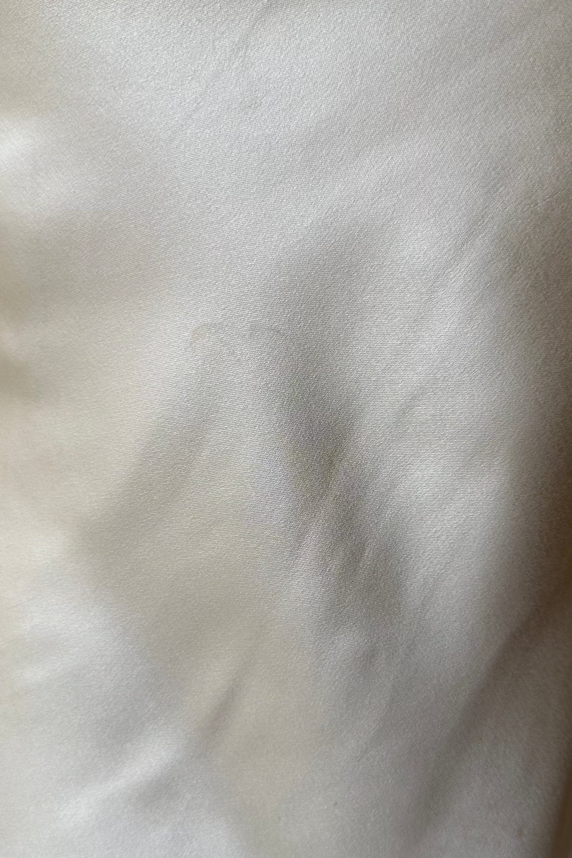 Sample Plunging Back Cowl Mini Dress in Butter