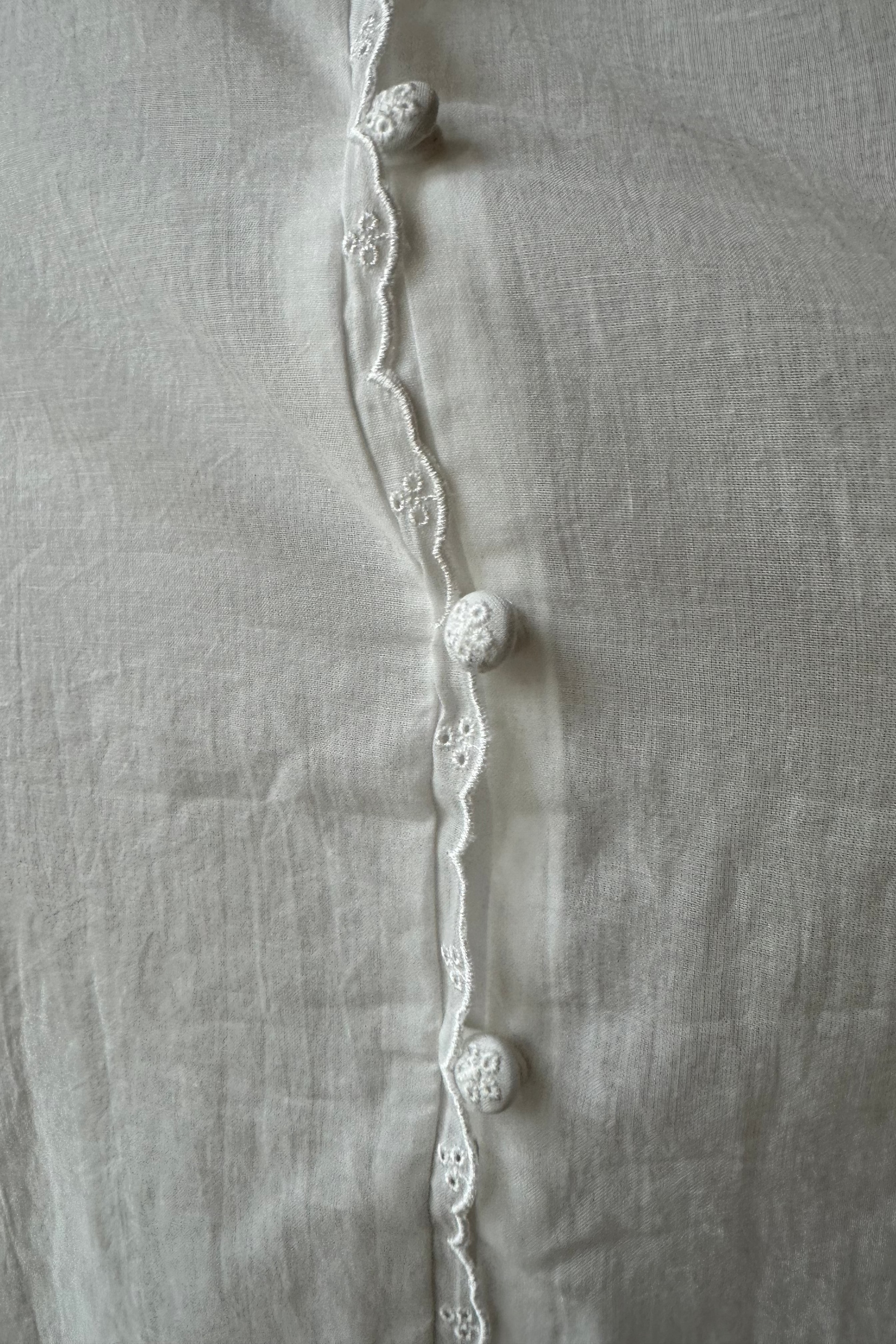 Sample Tea For Two Dress in White Rose