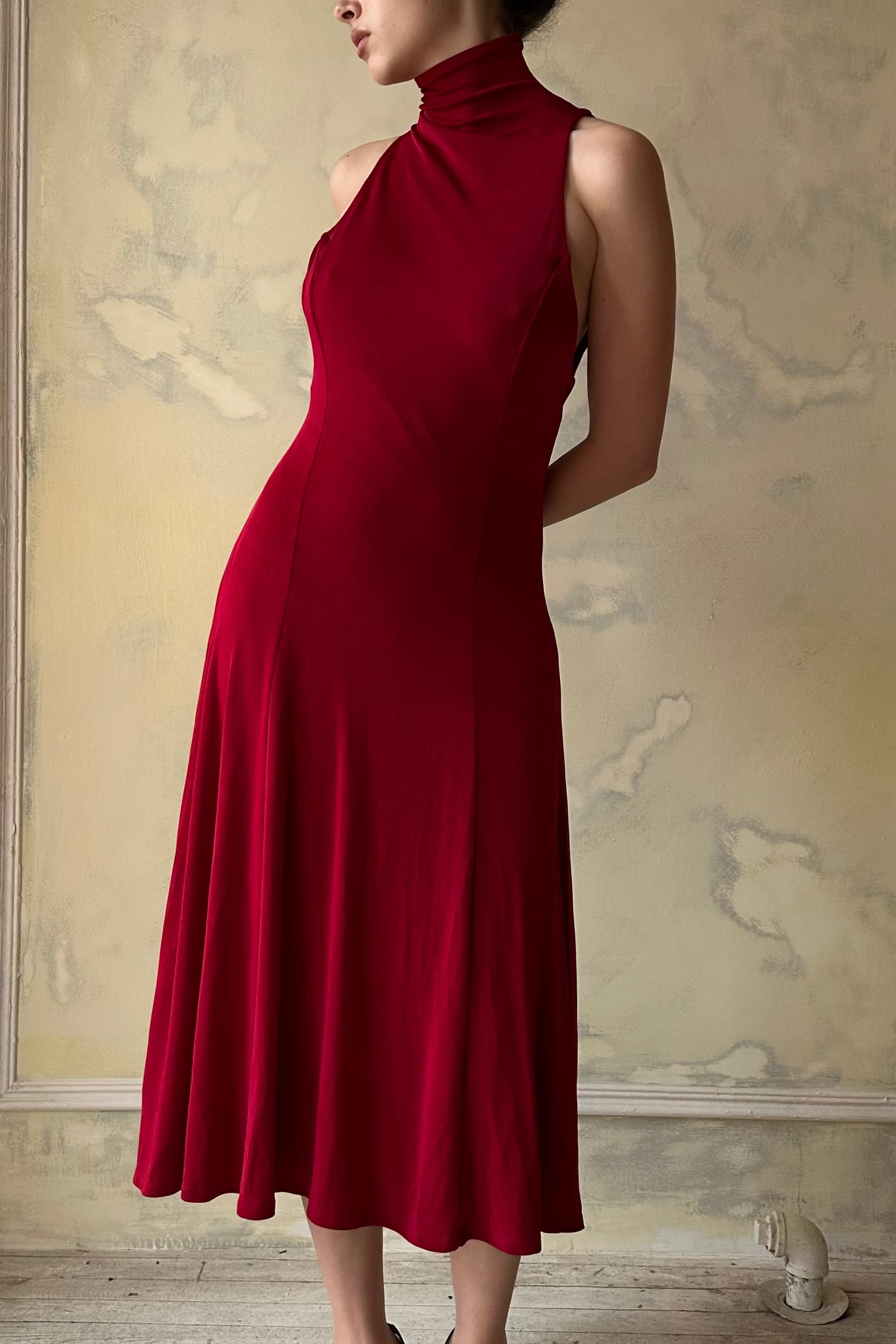 Sample Christy Supermodel Dress in Scarlet