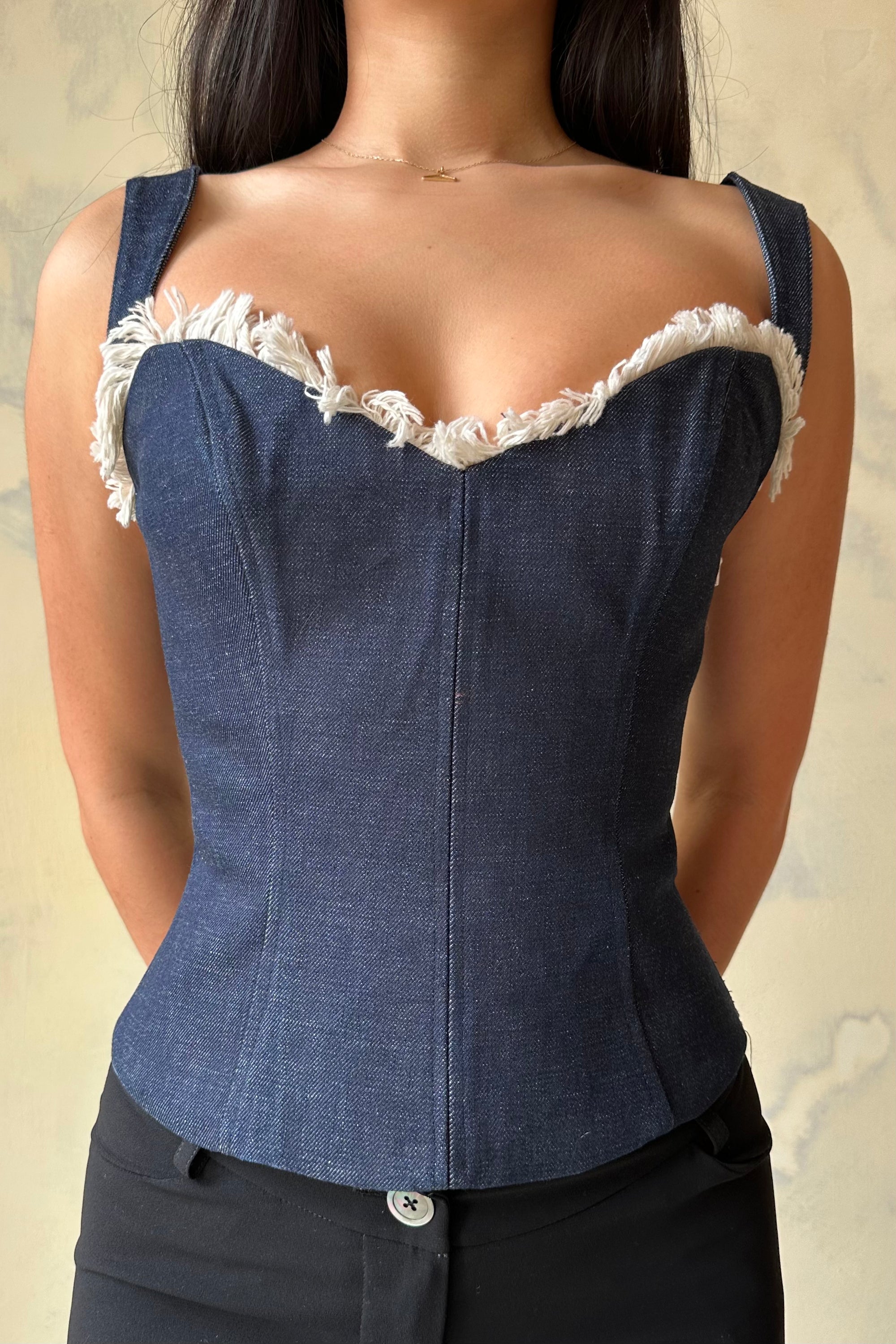 Sample Bustier Denim