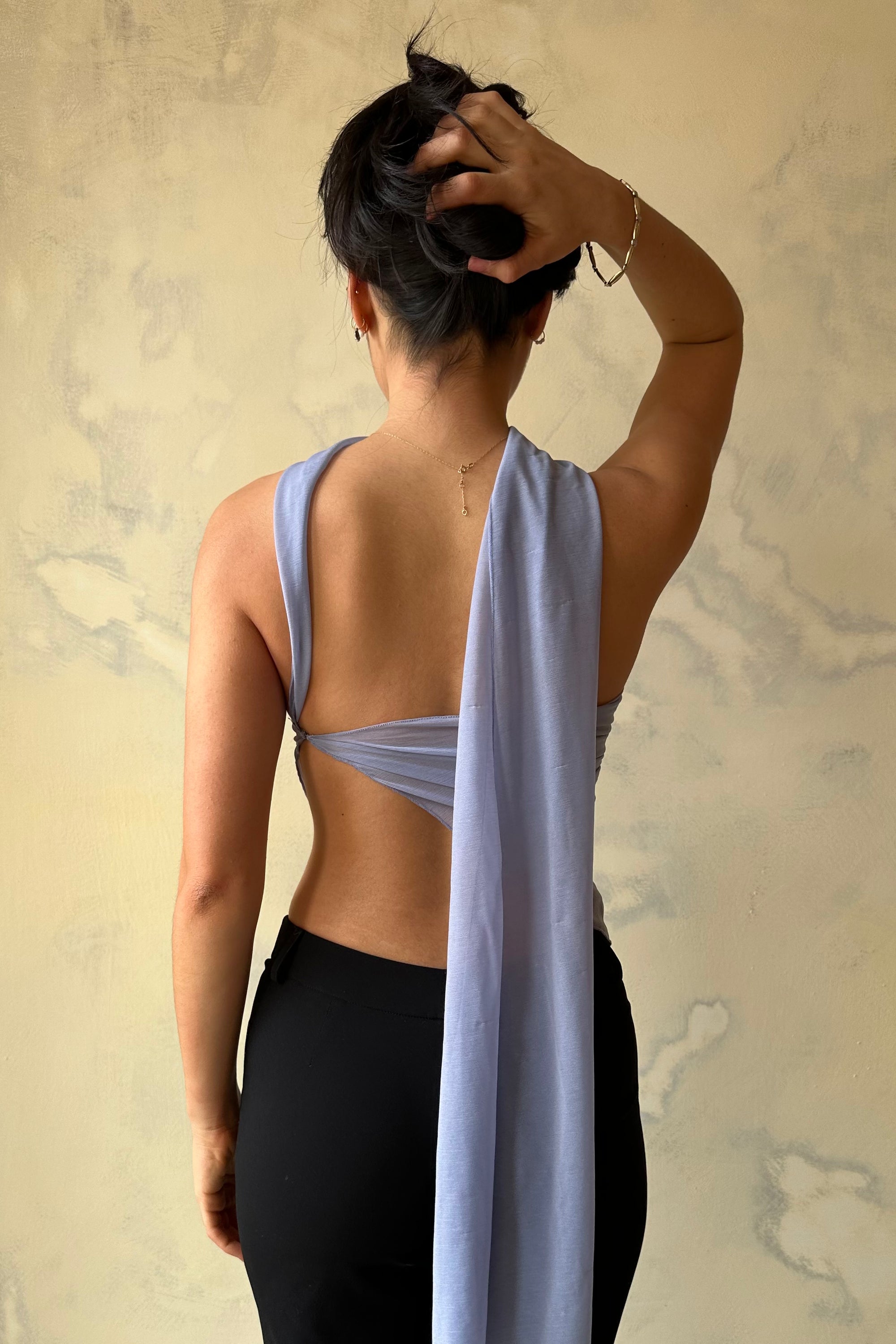 Sample Deity Top in Periwinkle