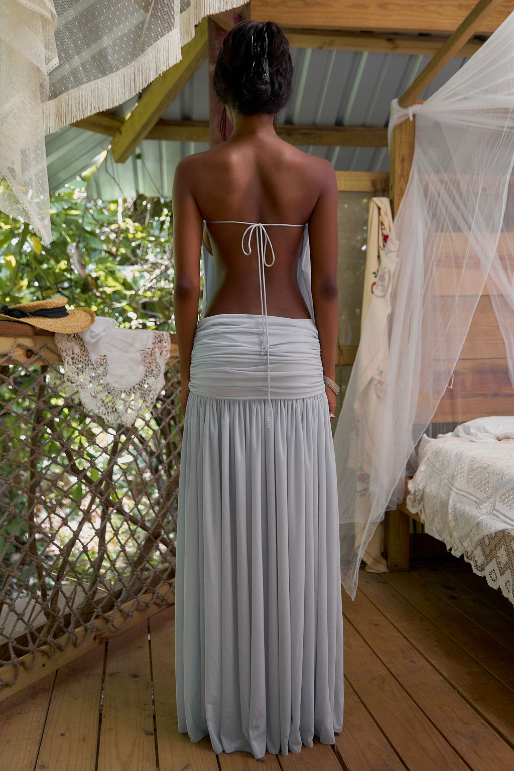 La Piscine Gown in Ciel