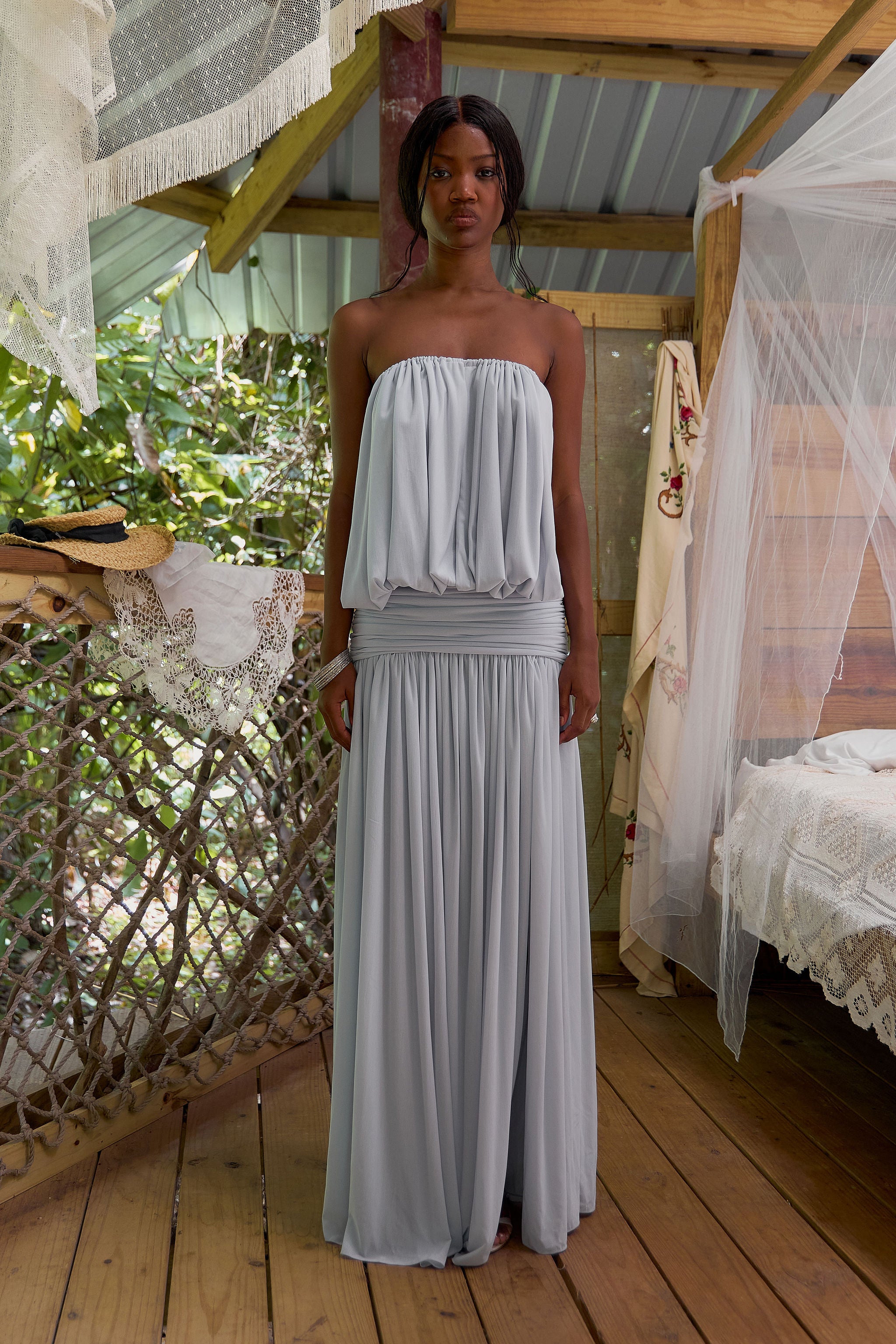 La Piscine Gown in Ciel