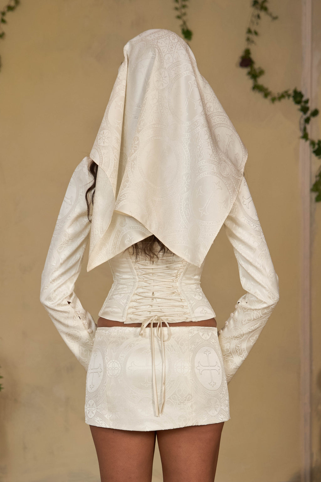 Medici Micro Skort in Pearl