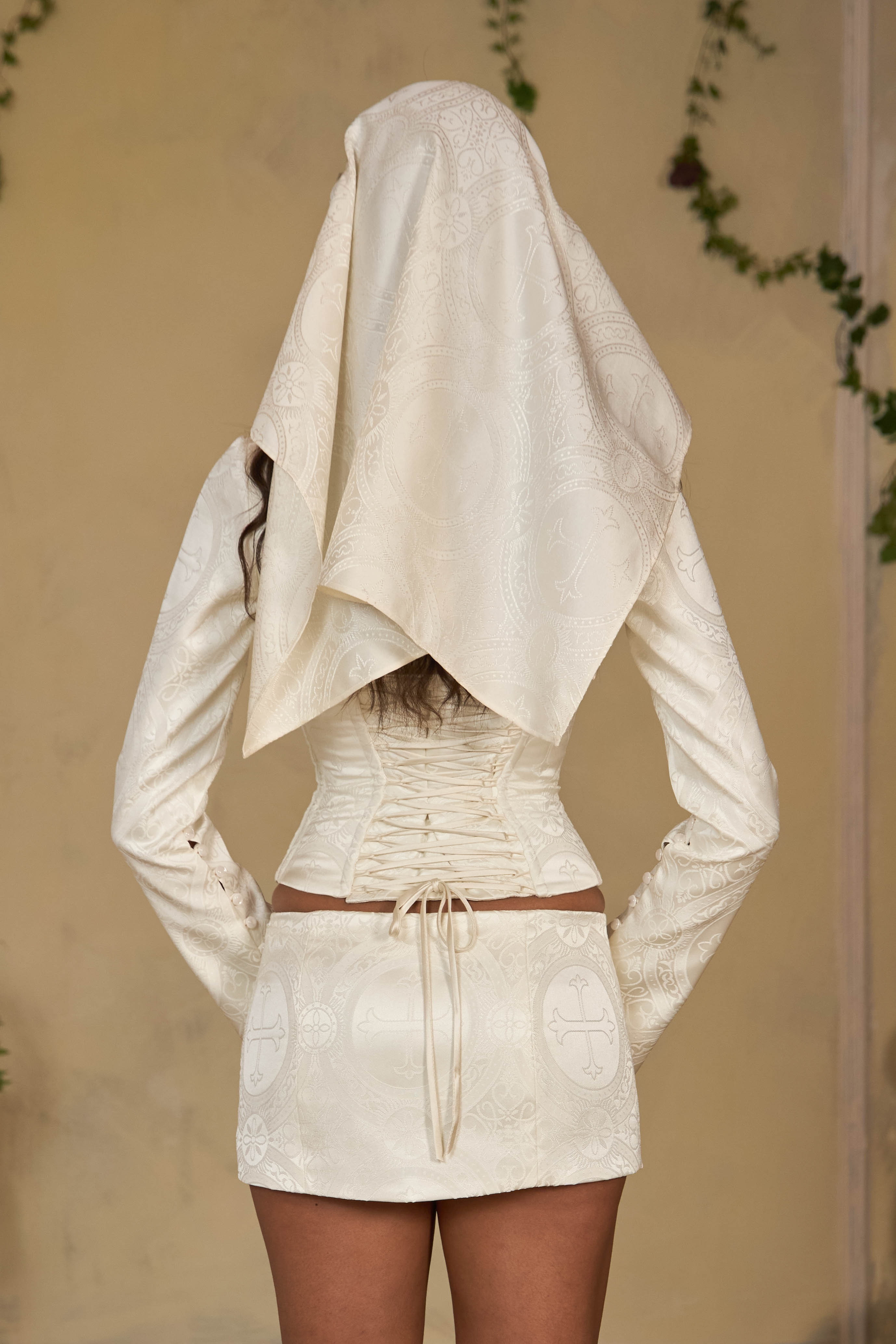 Medici Micro Skort in Pearl