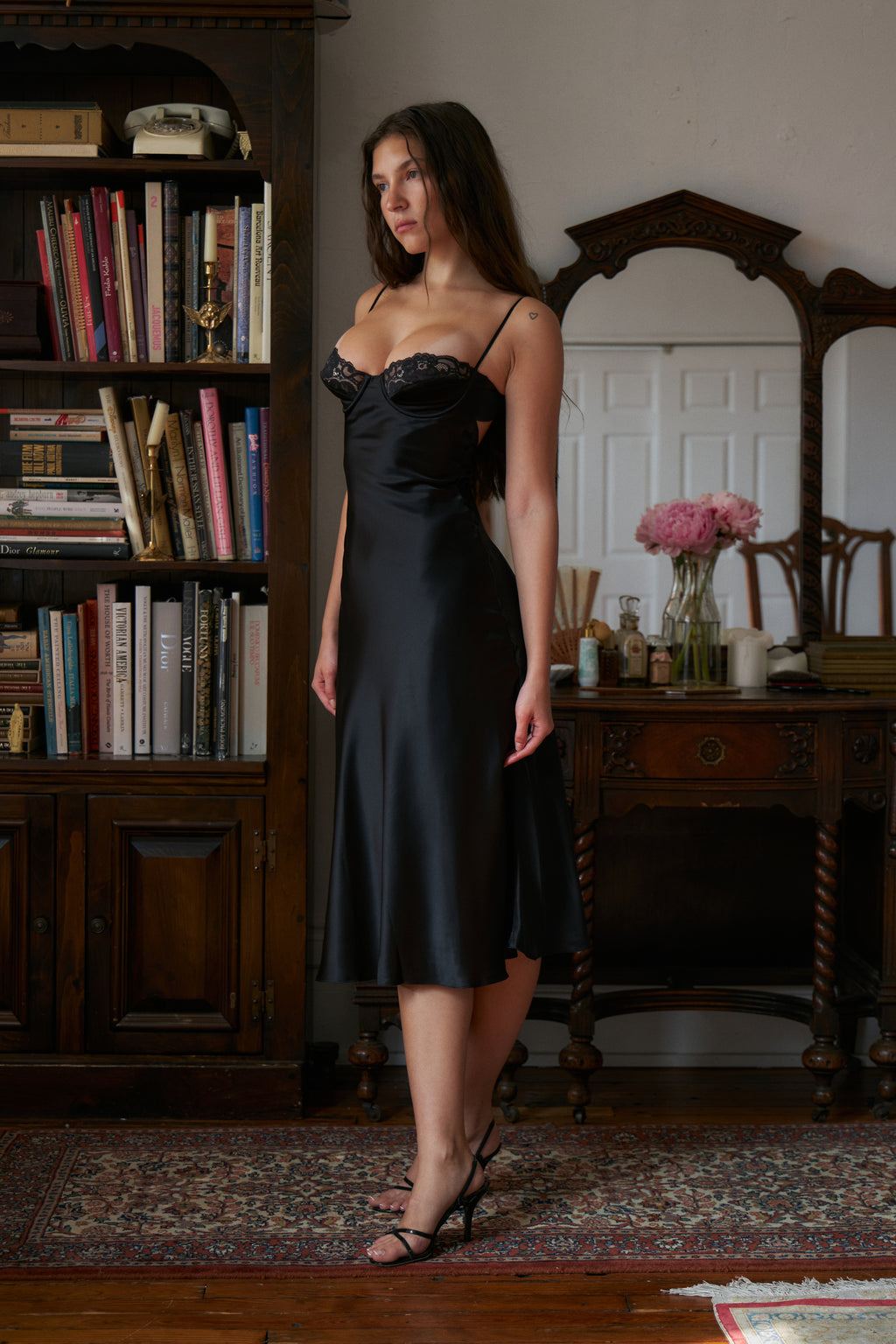 Ballet Dress Unlined in Noir