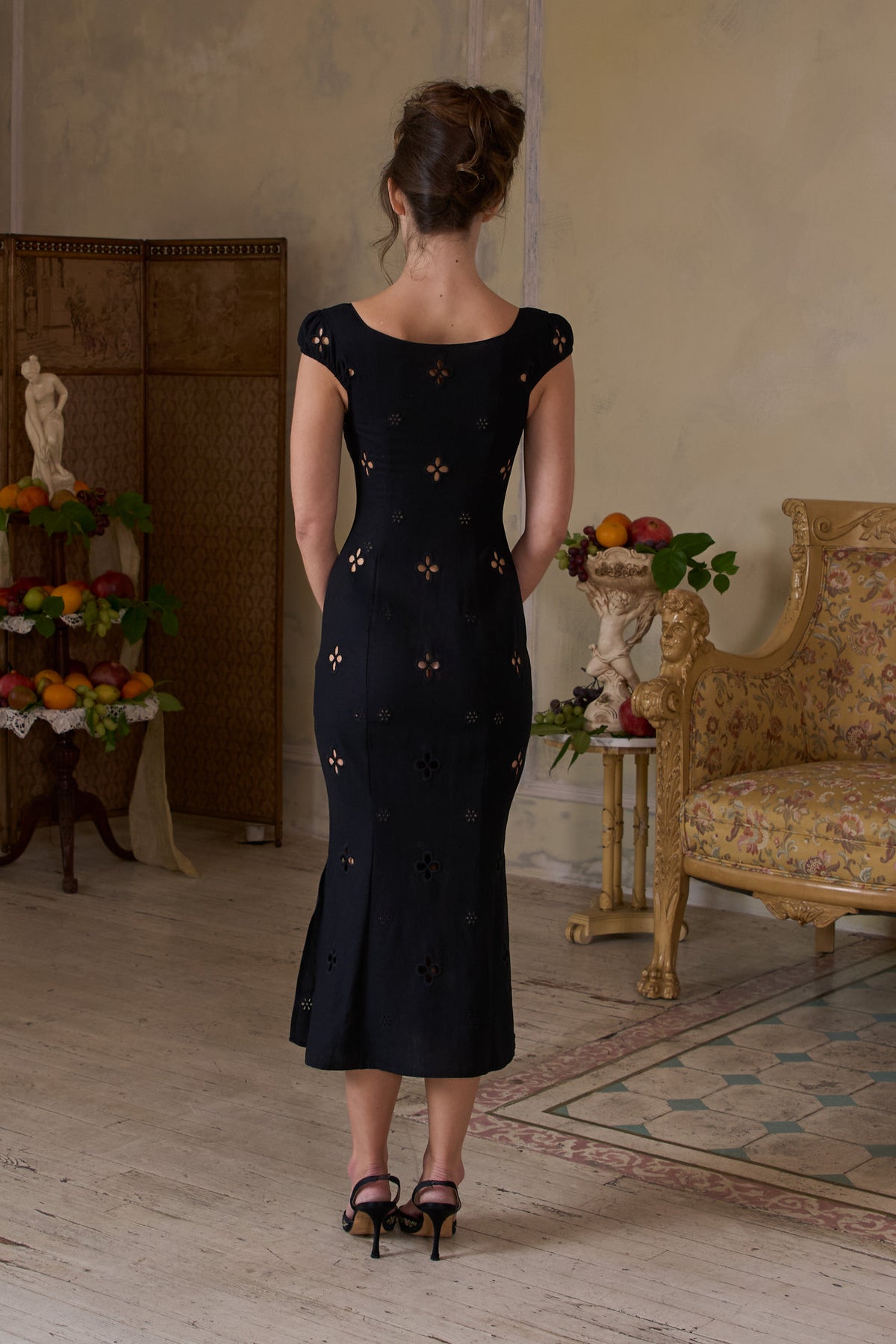 Maria Dress in Noir