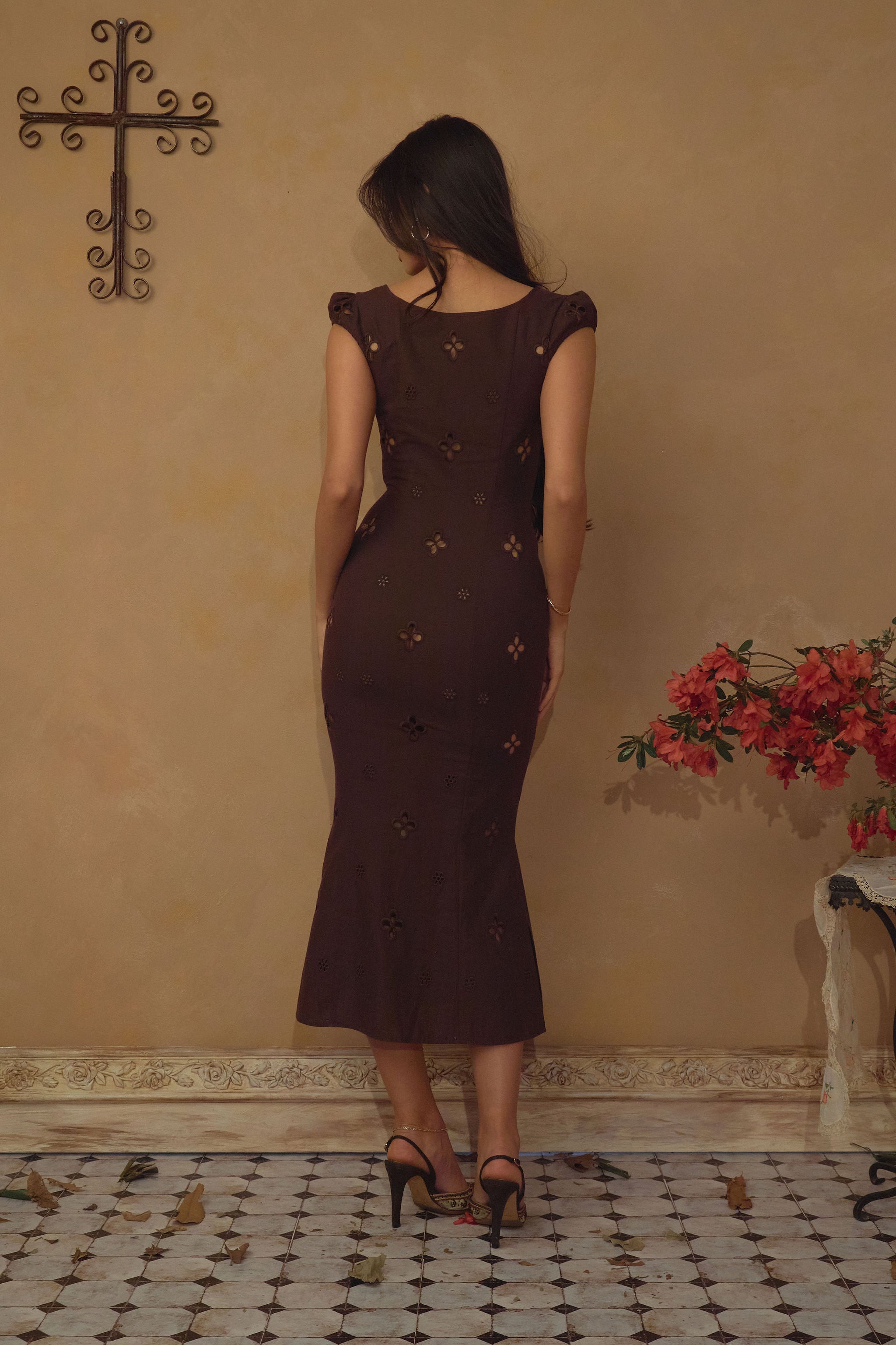 Maria Dress in Chocolat