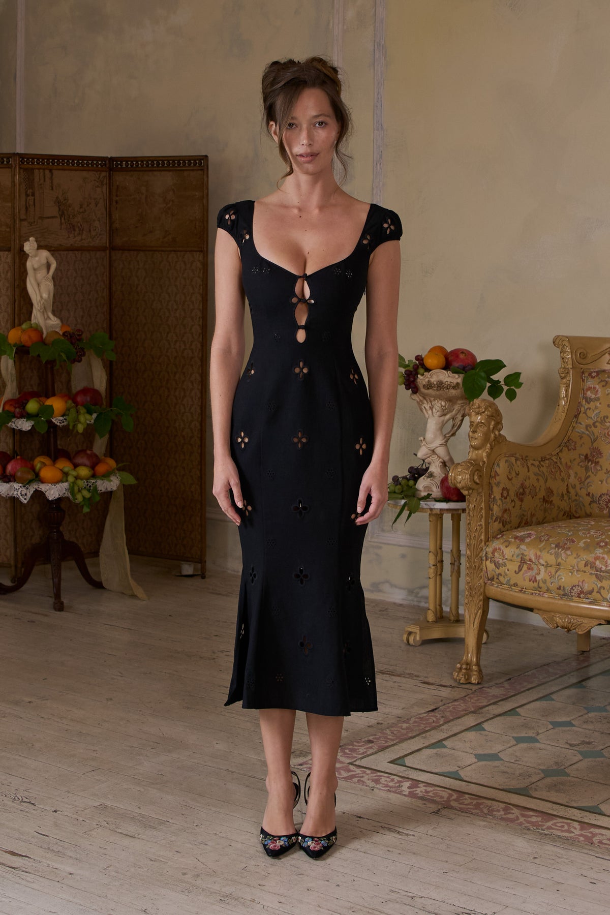 Maria Dress in Noir