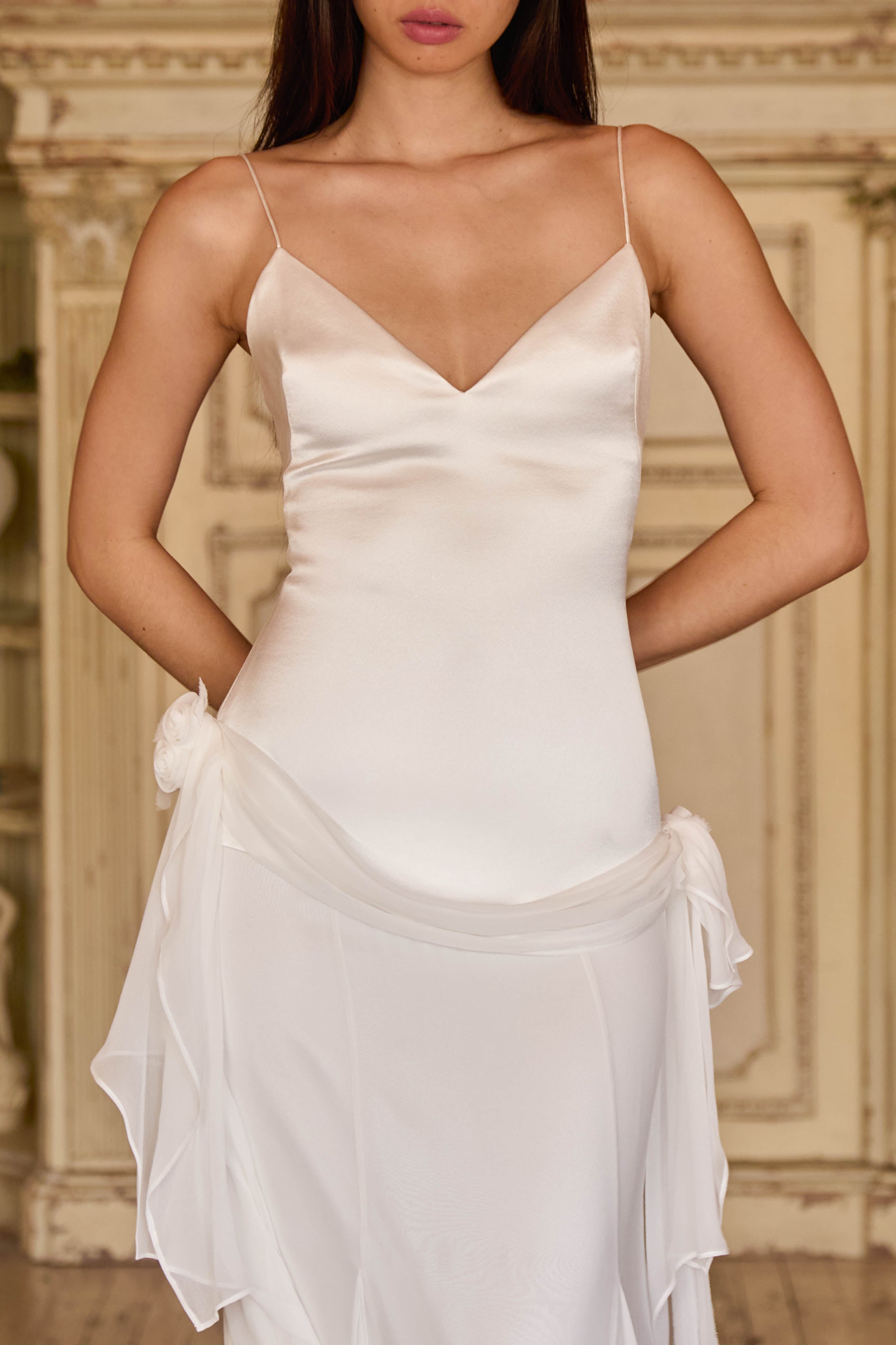 The Moonrise Gown in Pearl