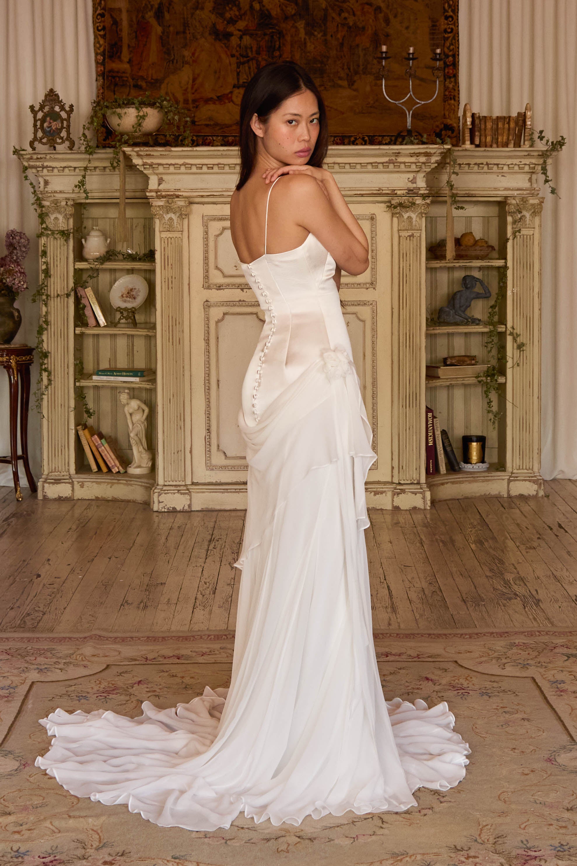 The Moonrise Gown in Pearl