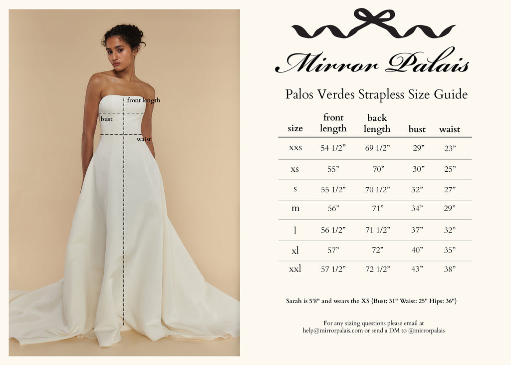 Palos Verdes Strapless Gown