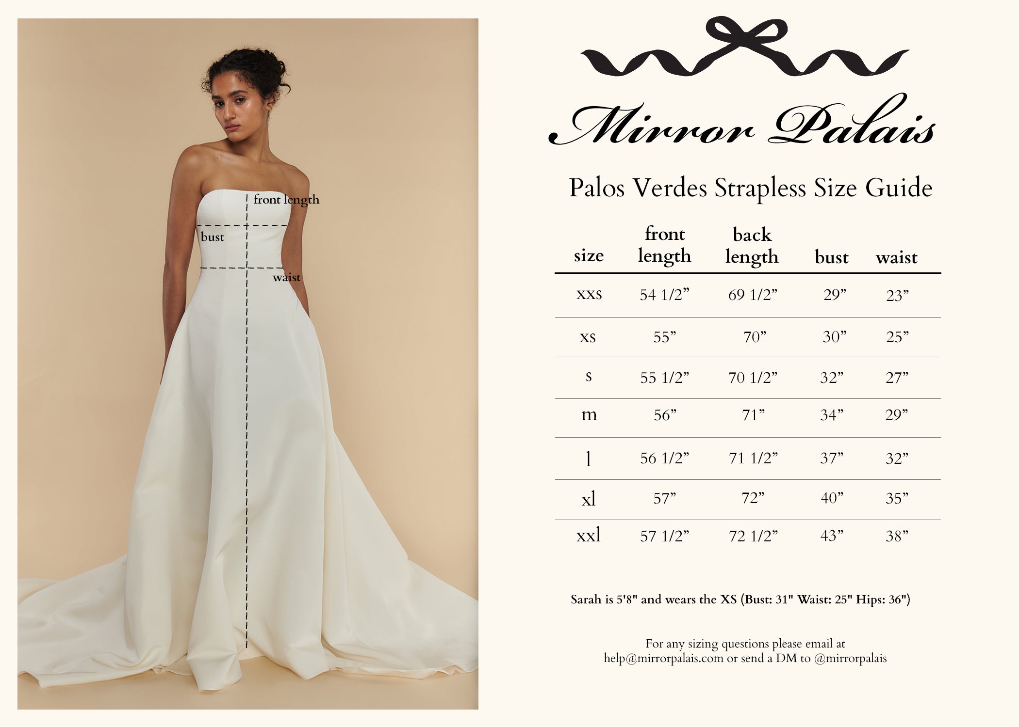 Palos Verdes Strapless Gown