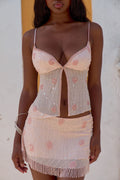 Beaded Camisole in Pink