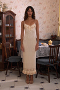 Rosarium Lady Dress in Crème