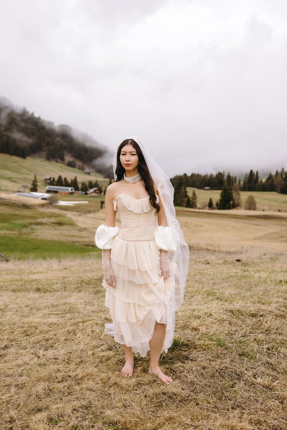 Ballet Russes Gown in Champagne