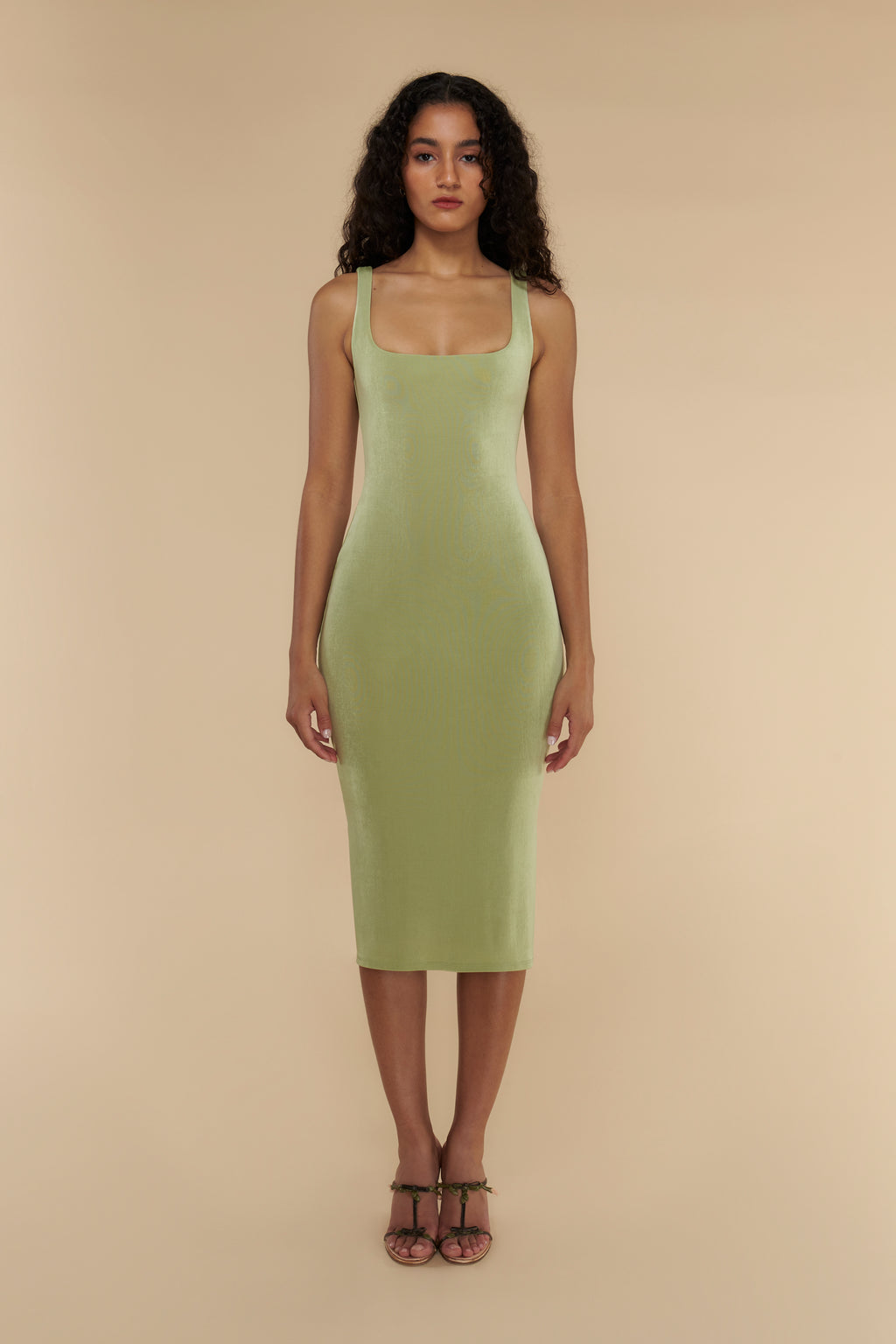 Classic Supermodel Dress in Pistachio