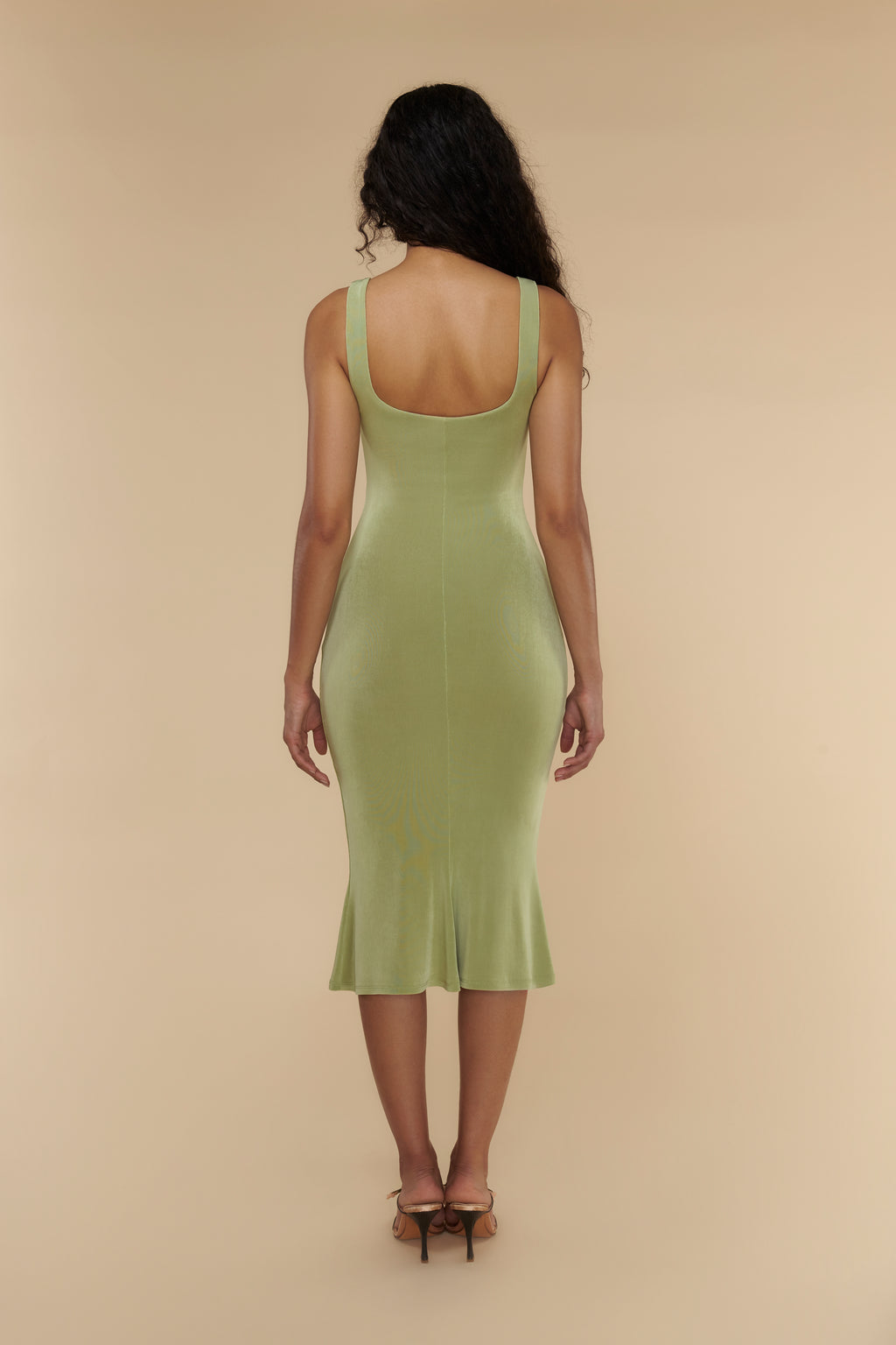 Classic Supermodel Dress in Pistachio