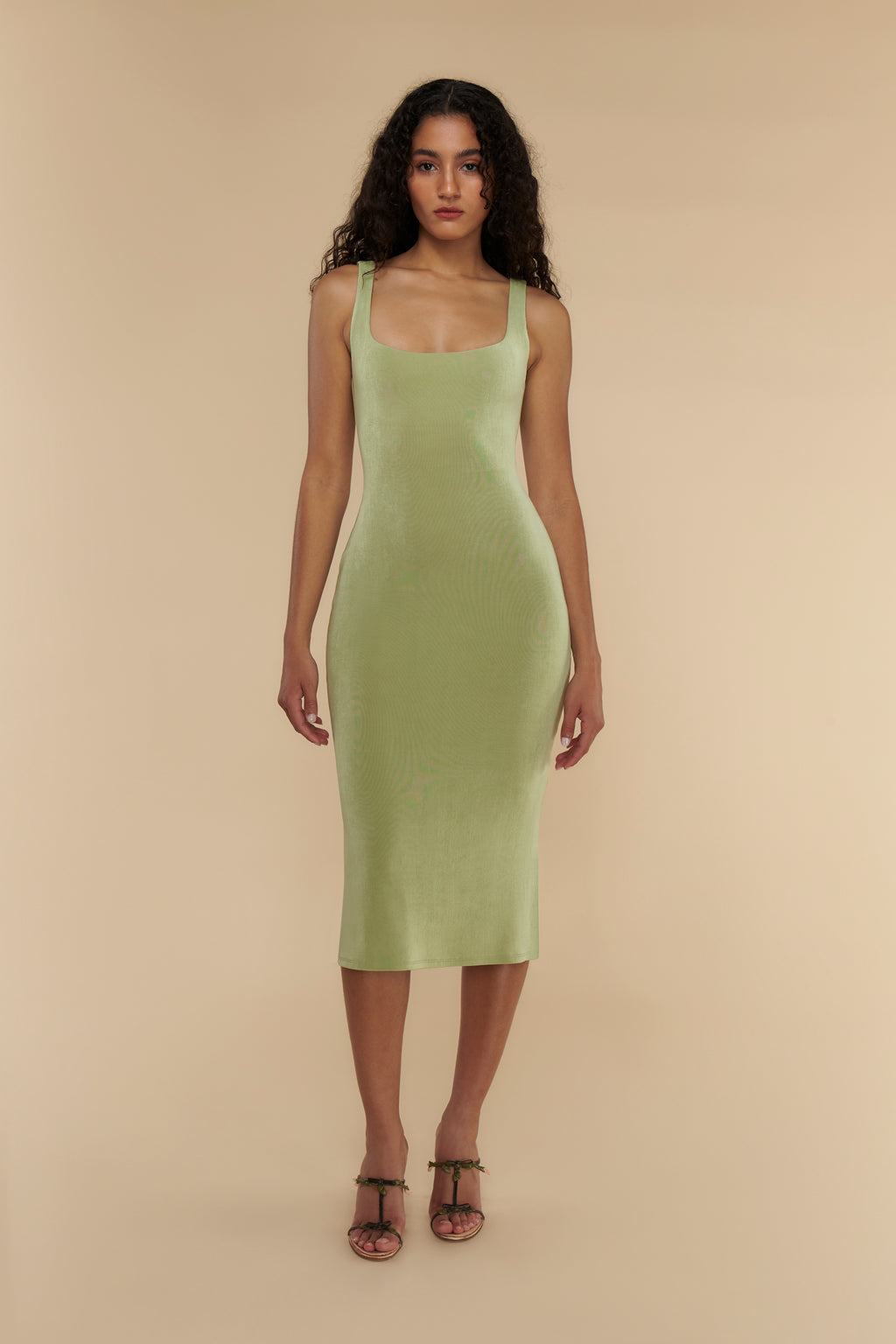 Classic Supermodel Dress in Pistachio