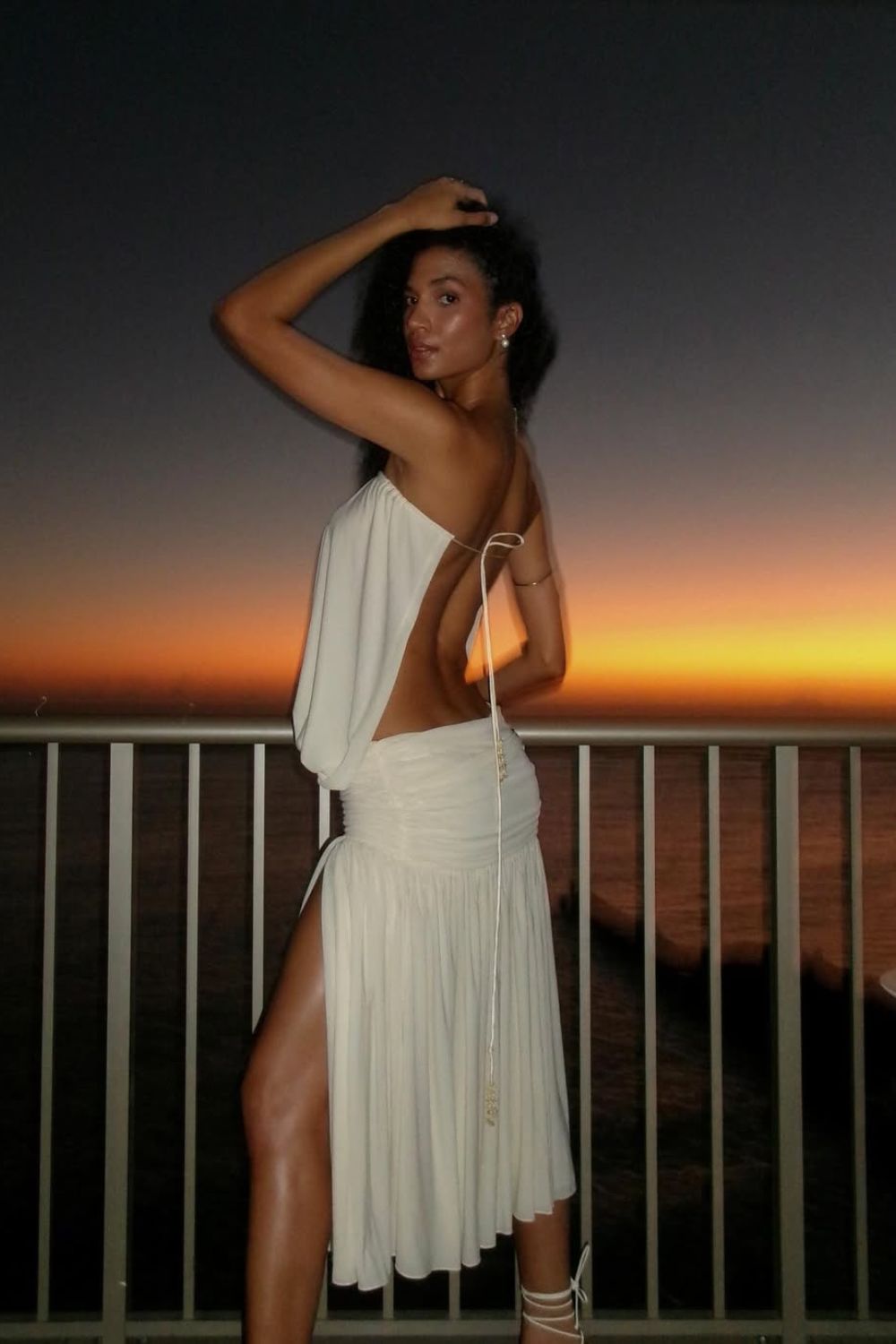 La Piscine Lady Length Dress in Butter