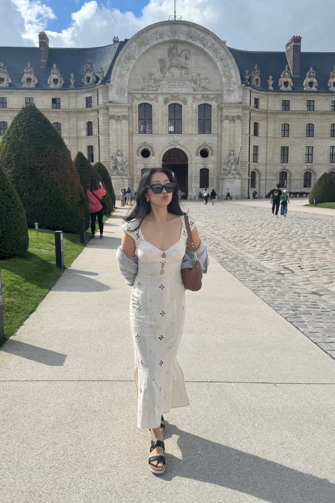 Maria Dress in Leite