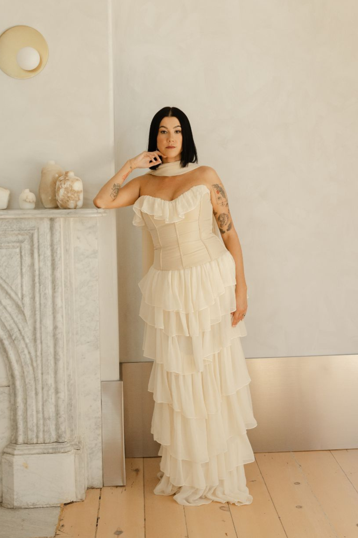 Ballet Russes Gown in Champagne