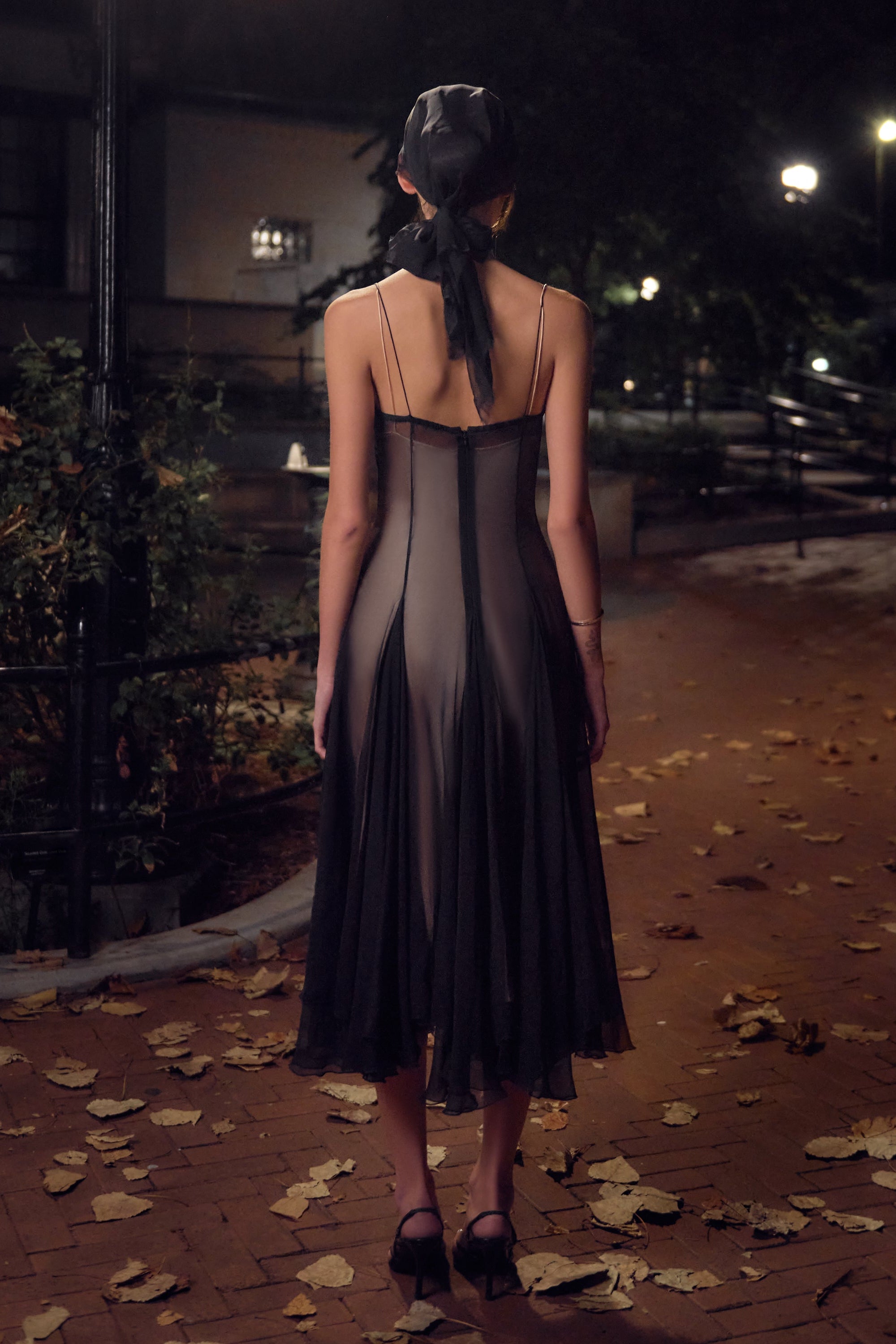 Valentina Dress in Noir