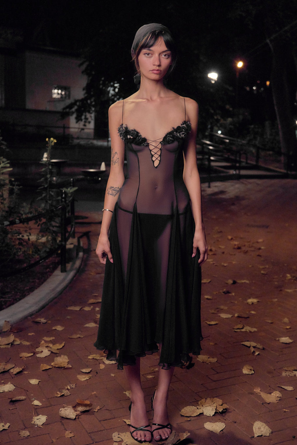 Valentina Dress in Noir