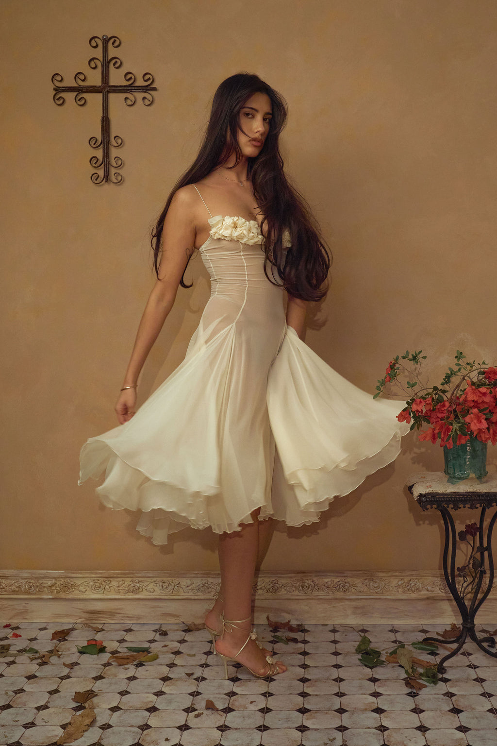 Valentina Dress in Butter