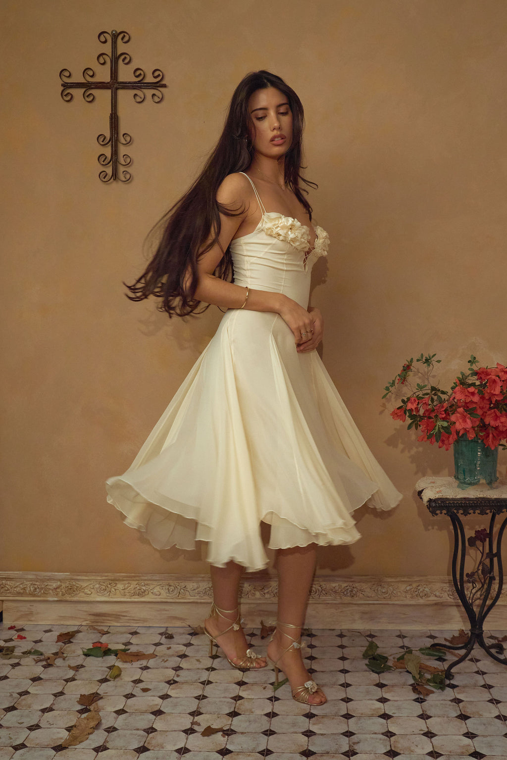 Valentina Dress in Butter
