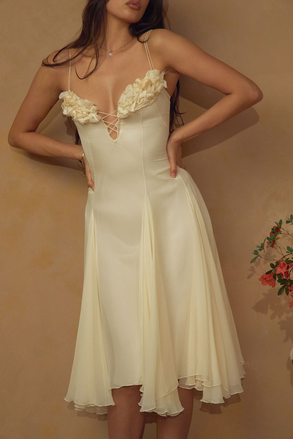 Valentina Dress in Butter