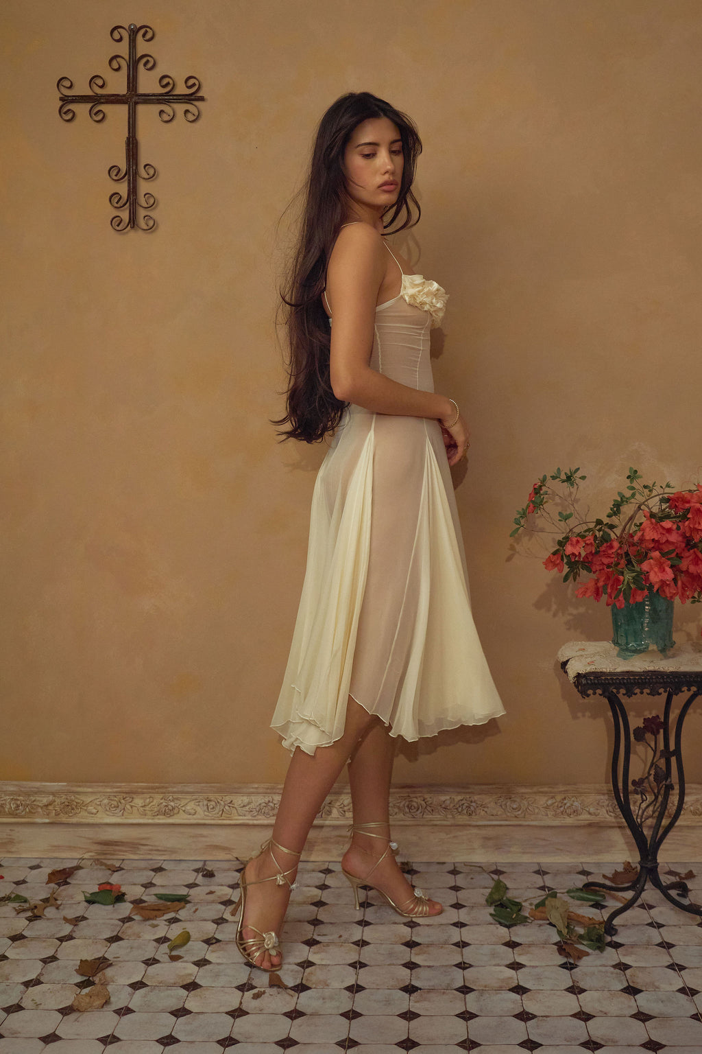 Valentina Dress in Butter