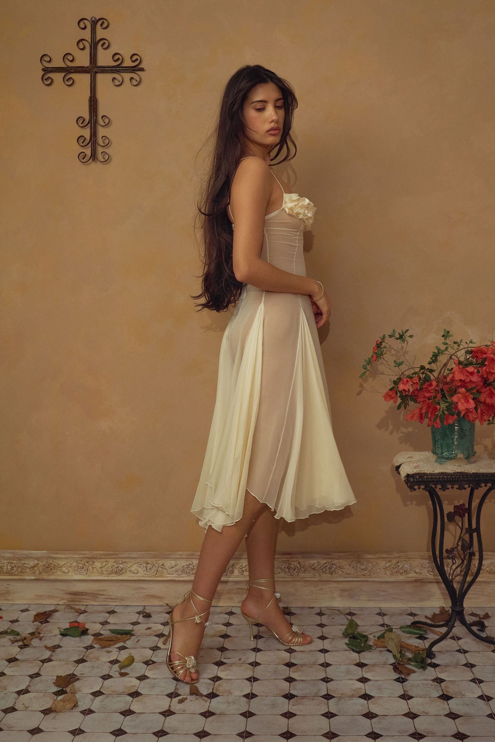 Valentina Dress in Butter