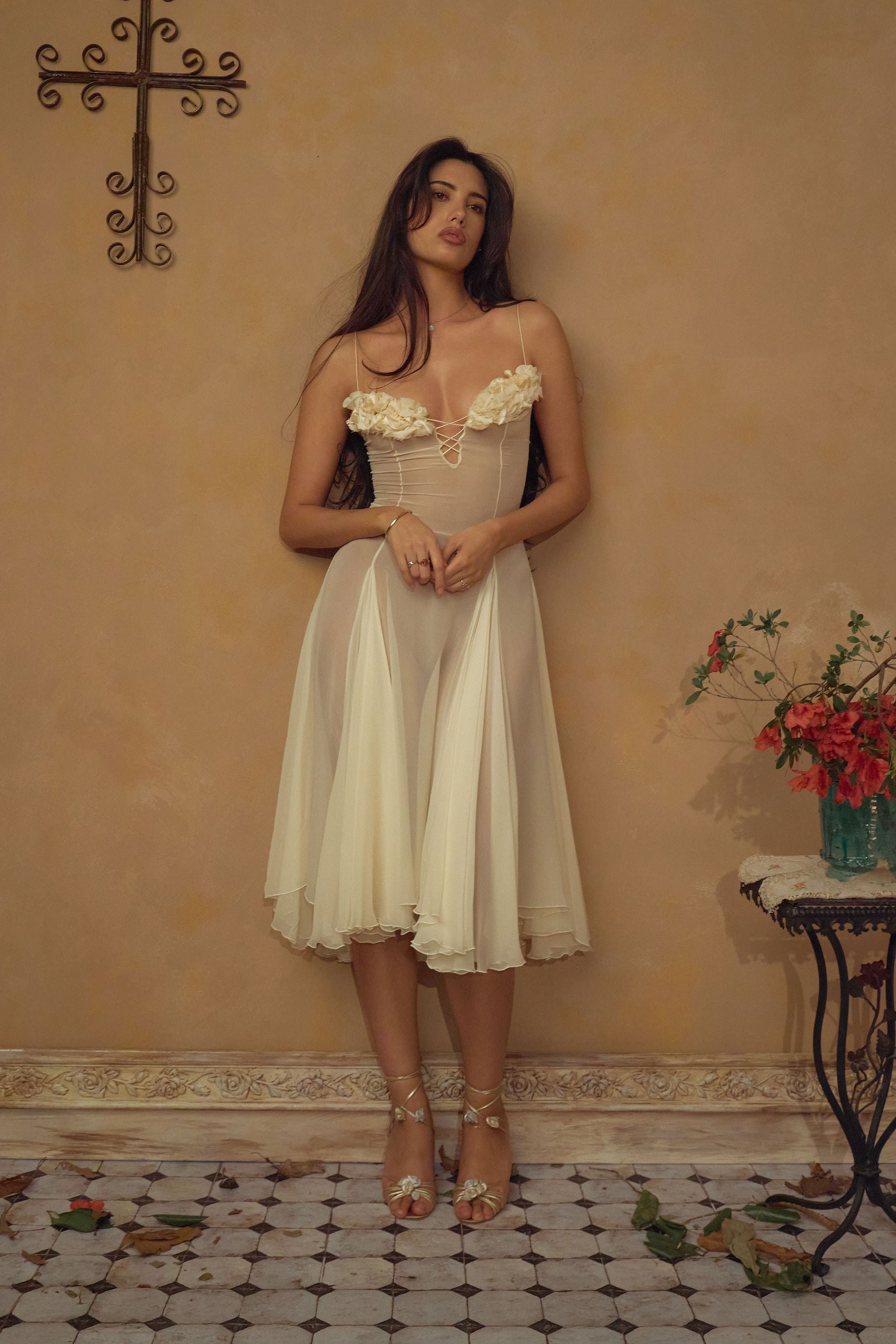 Valentina Dress in Butter