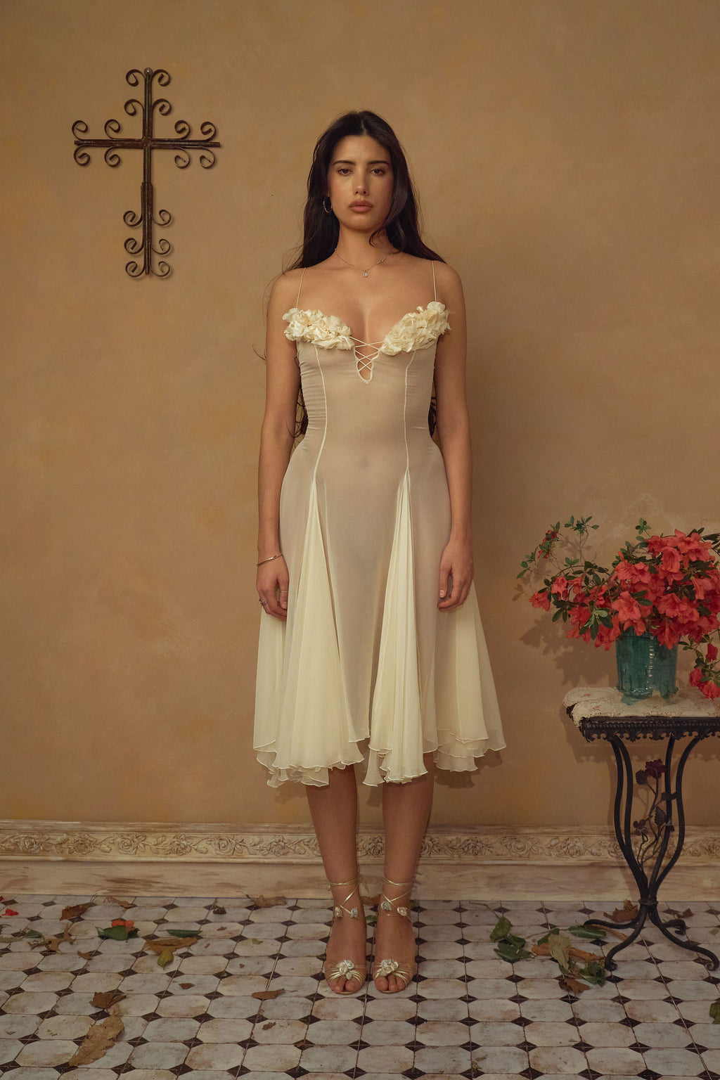 Valentina Dress in Butter