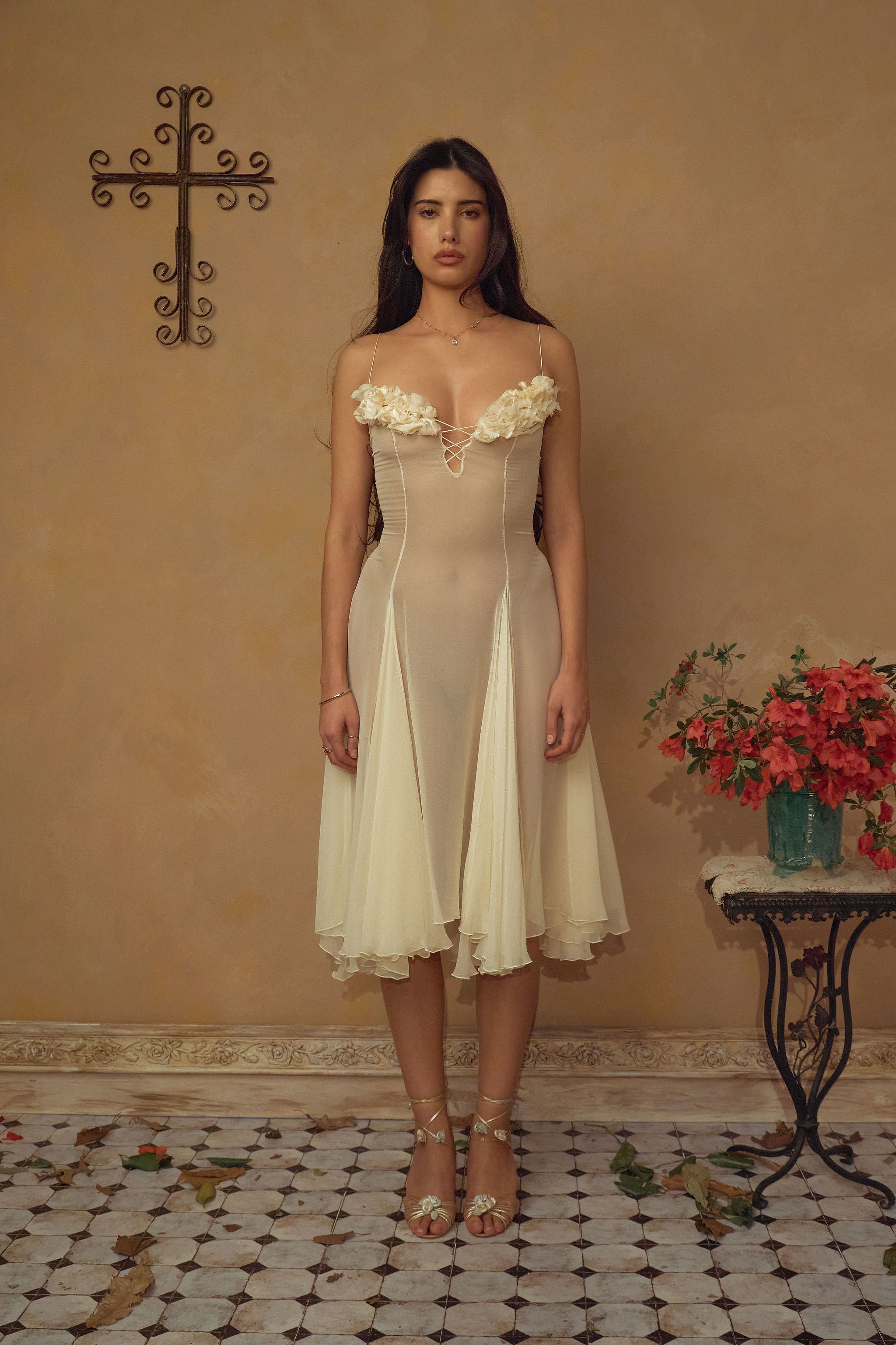 Valentina Dress in Butter