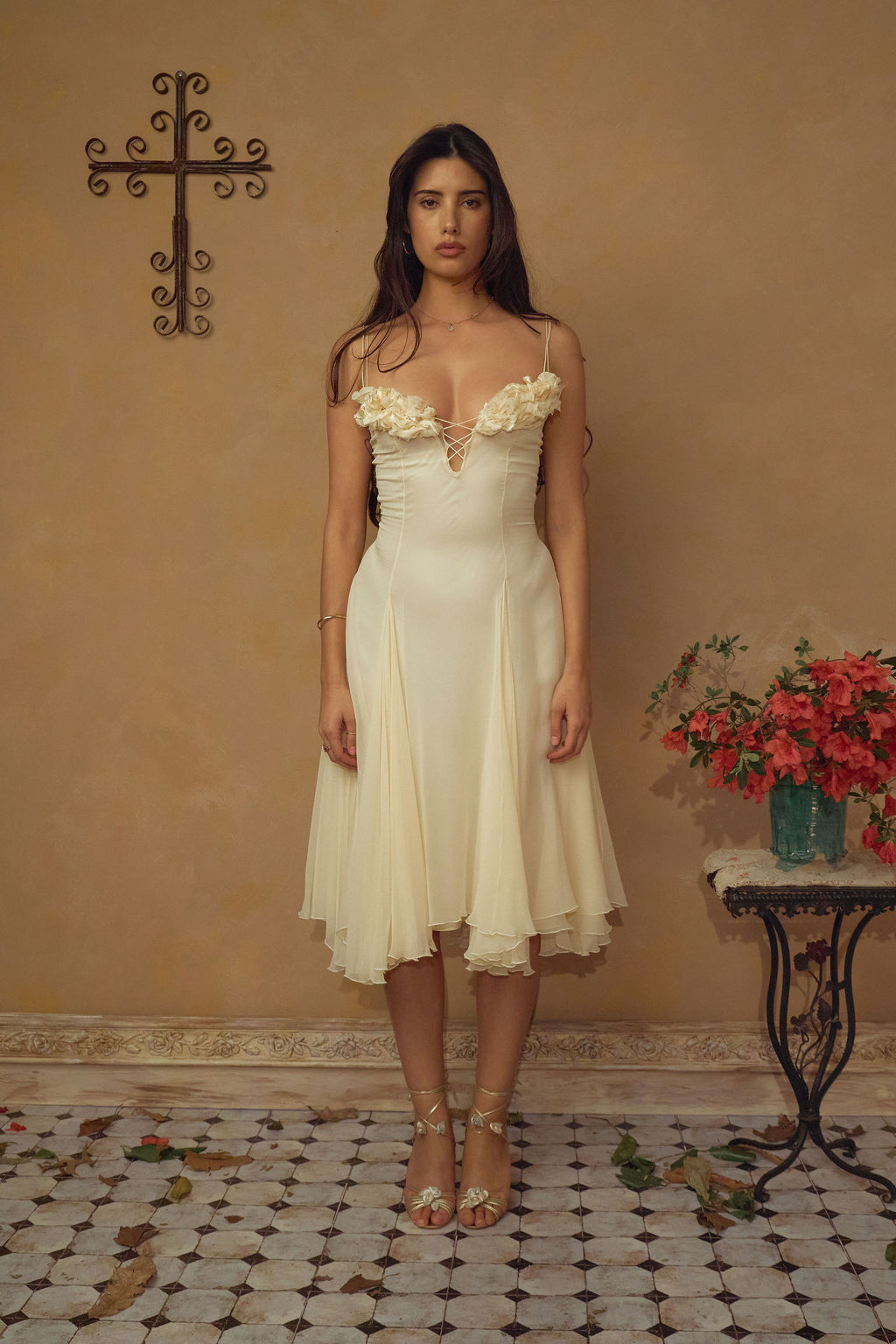 Valentina Dress in Butter