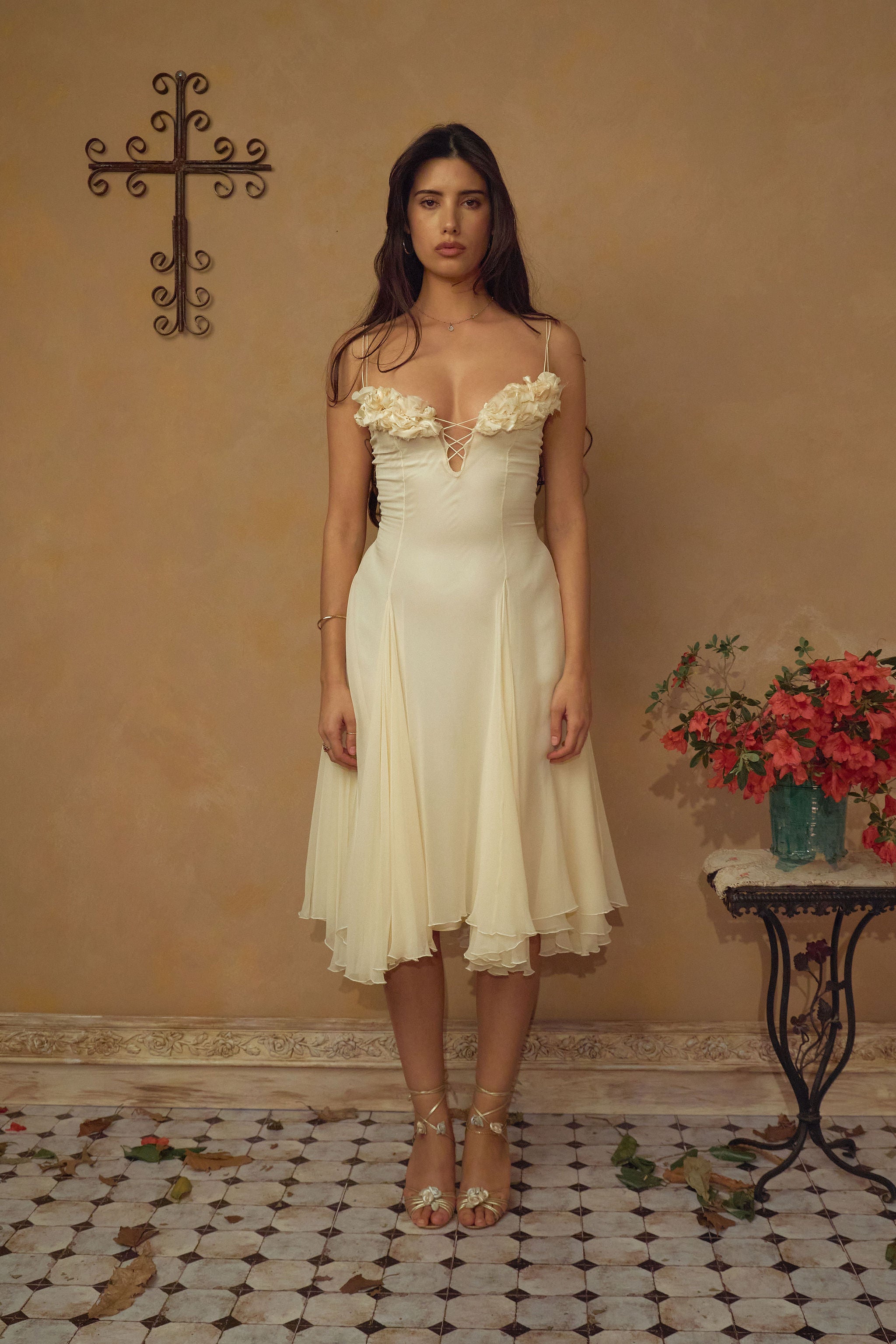 Valentina Dress in Butter