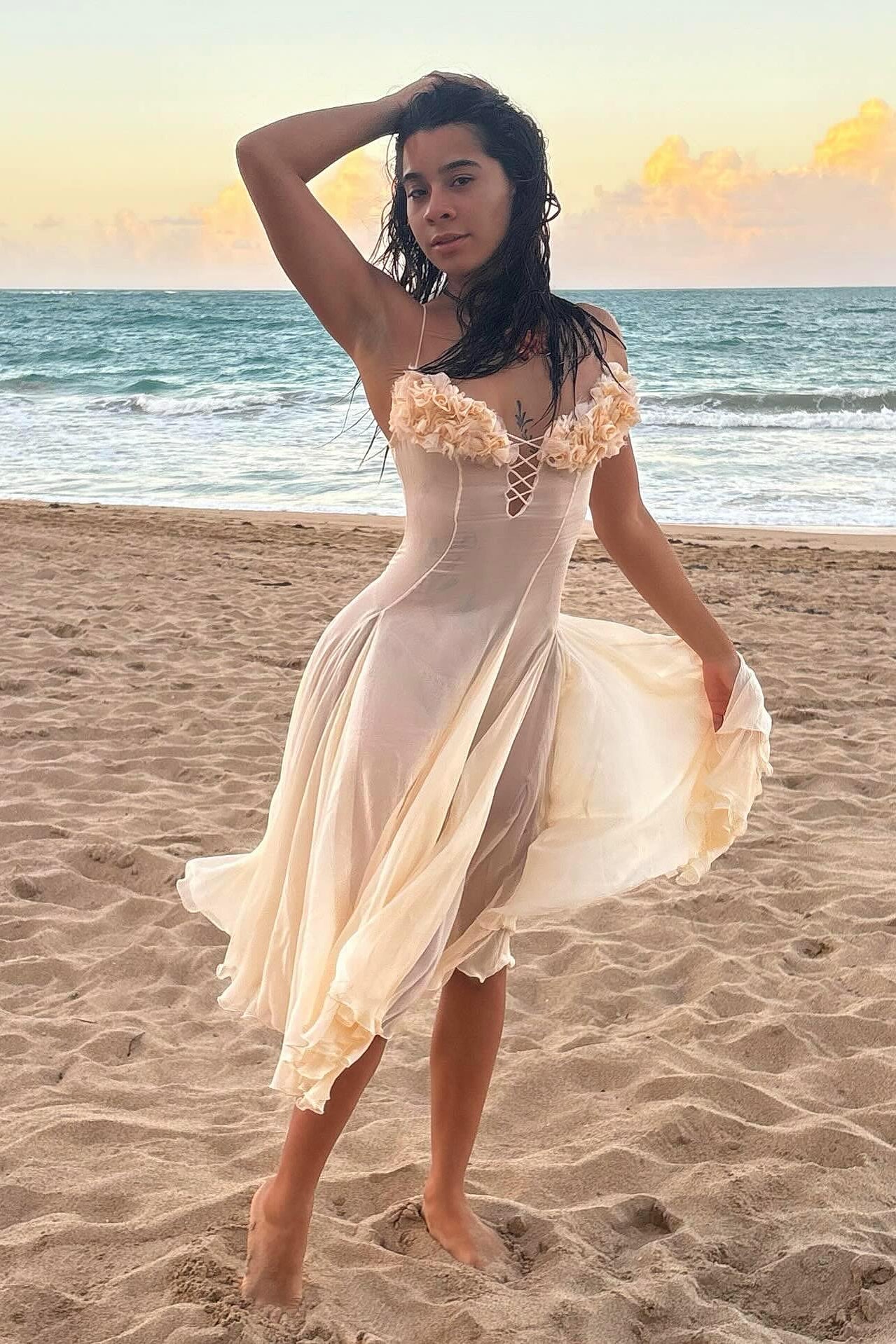 Valentina Dress in Butter