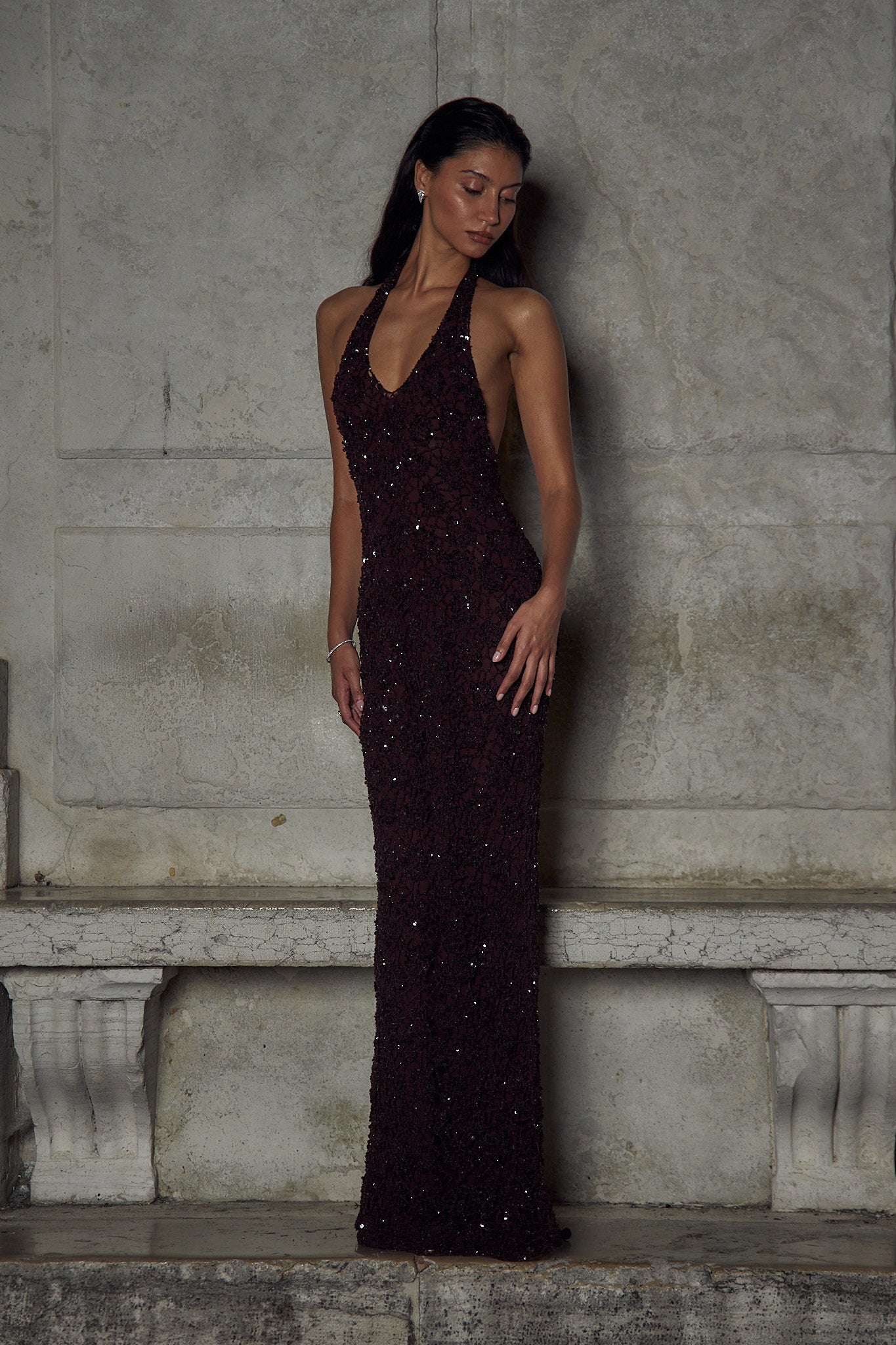 Estrella Flora Gown in Chianti XXS (PETITE) Estrella Flora Gown in Chianti XXS (PETITE)