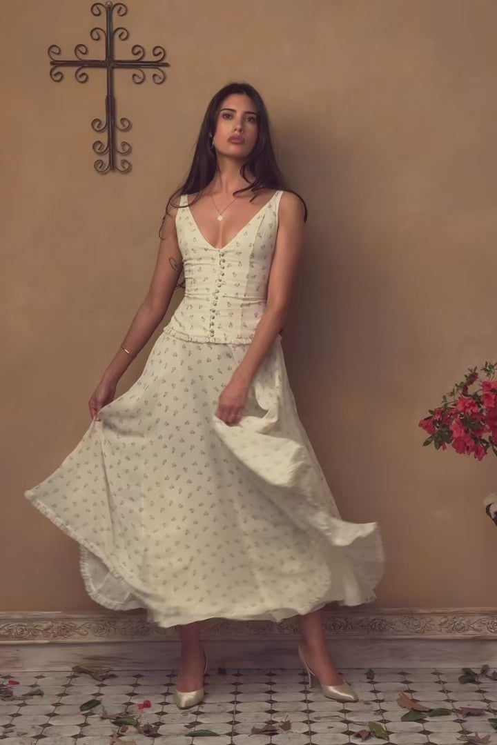 Buttercream Rose Top