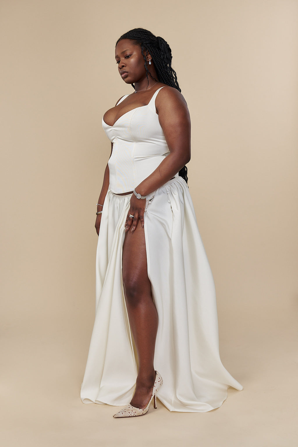 Cortez Skirt in Pearl