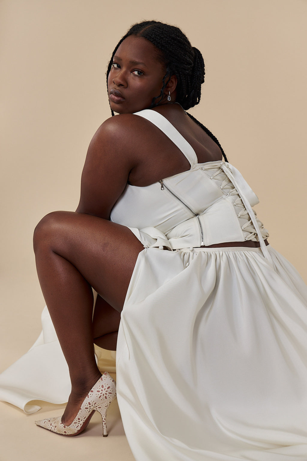 Cortez Skirt in Pearl