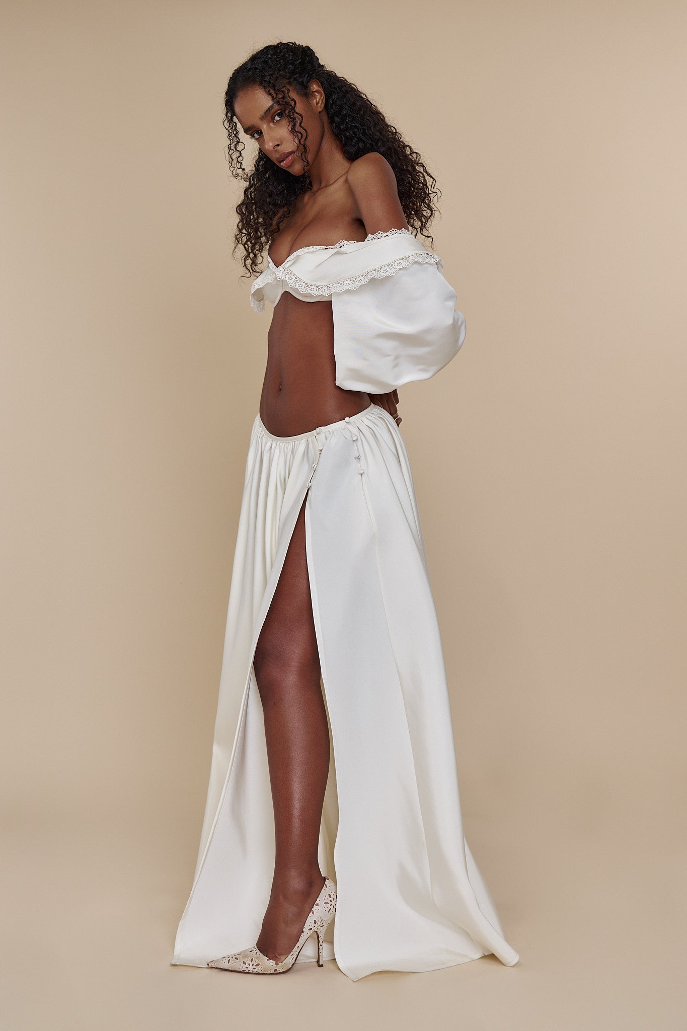 Cortez Skirt in Pearl