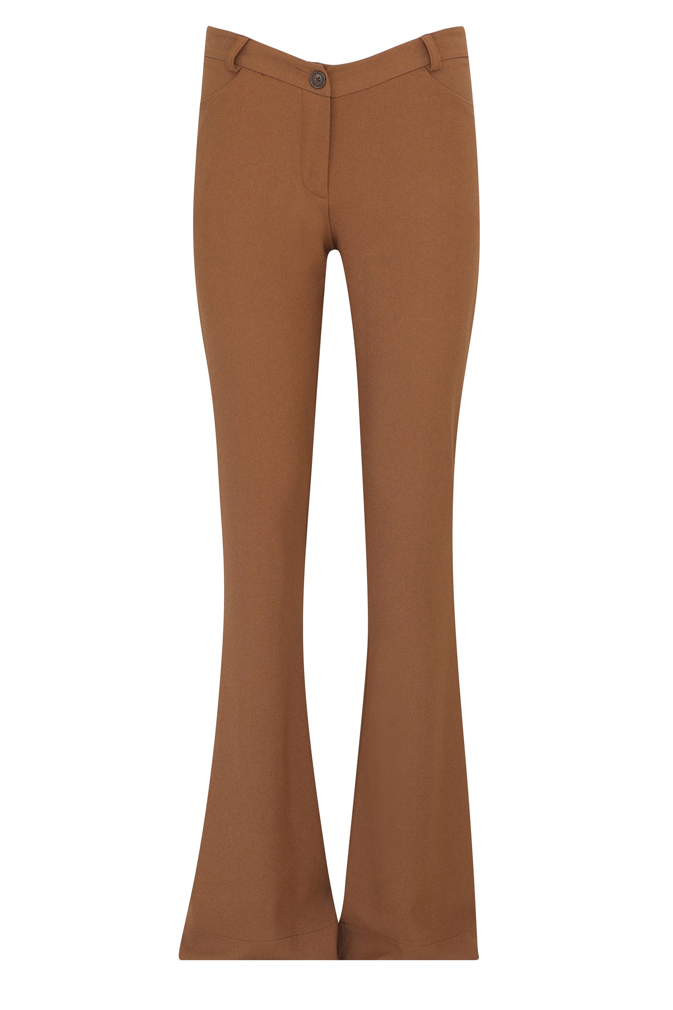 Mid Rise Cowboy Pant Toffee