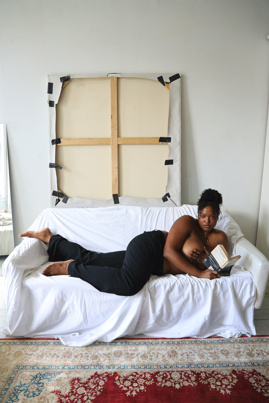 Mid Rise Cowboy Pant Black