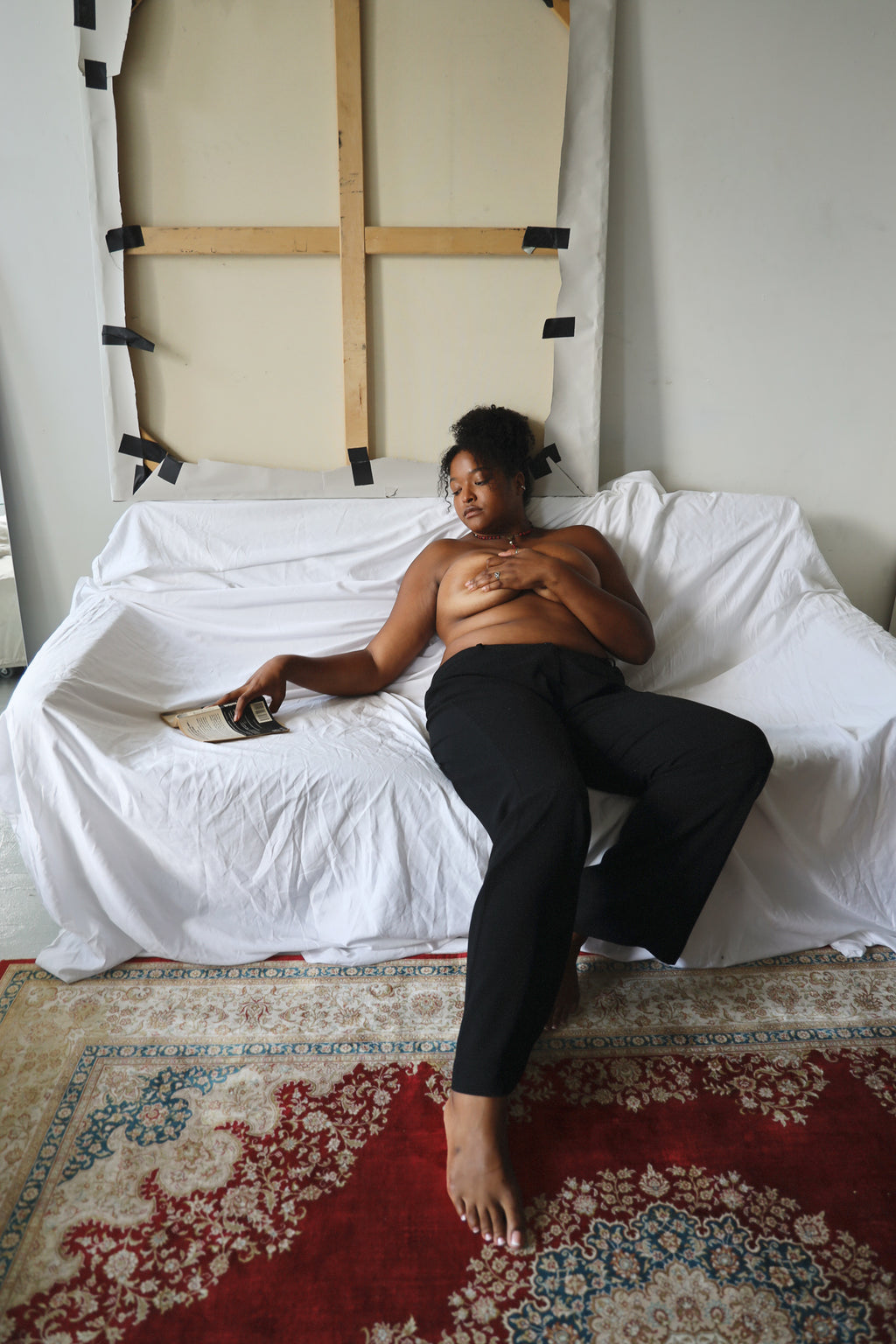 Mid Rise Cowboy Pant Black